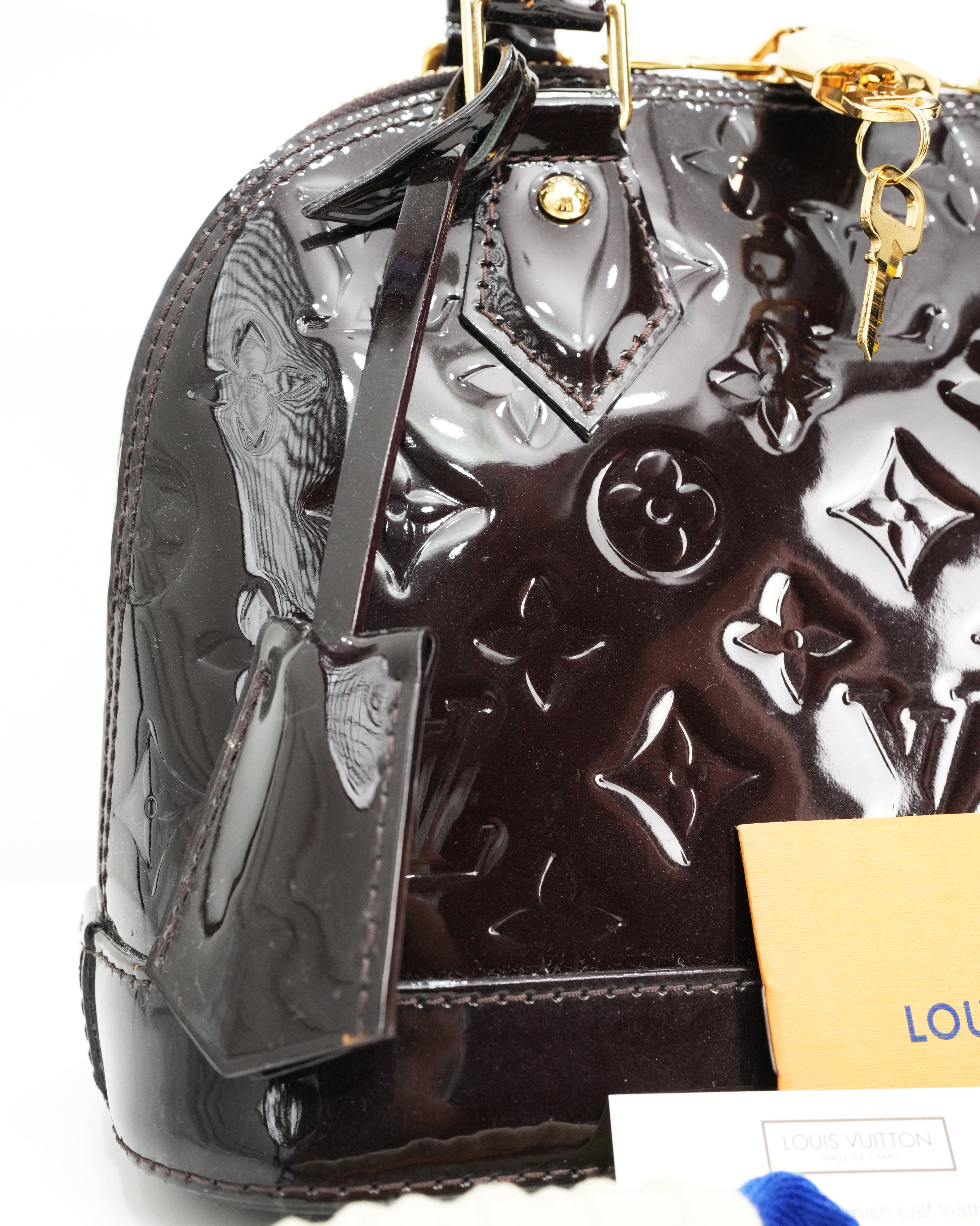 MONOGRAM VERNIS ALMA BB AMARANTE