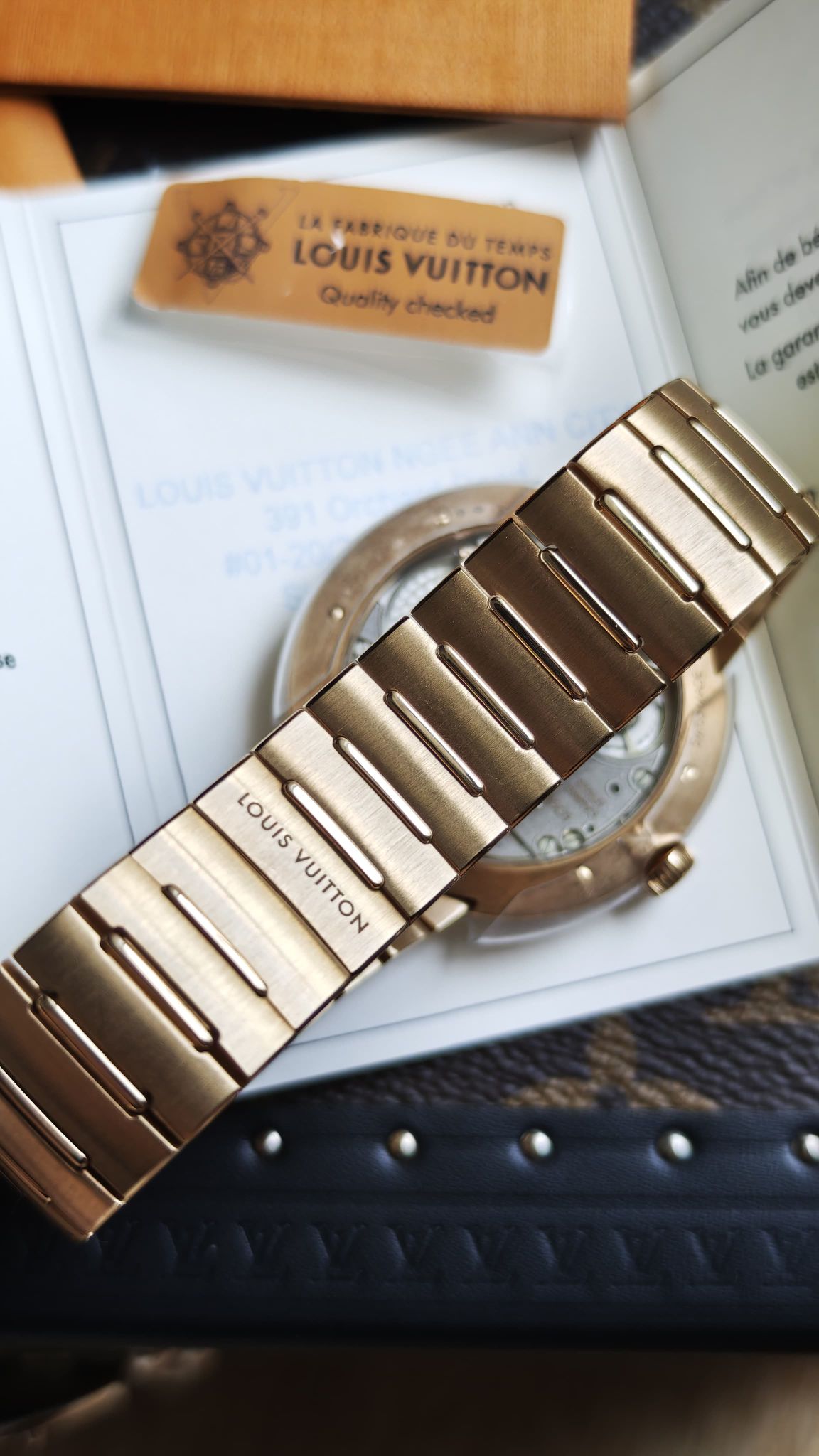 TAMBOUR 40MM ROSEGOLD BROWN DIAL