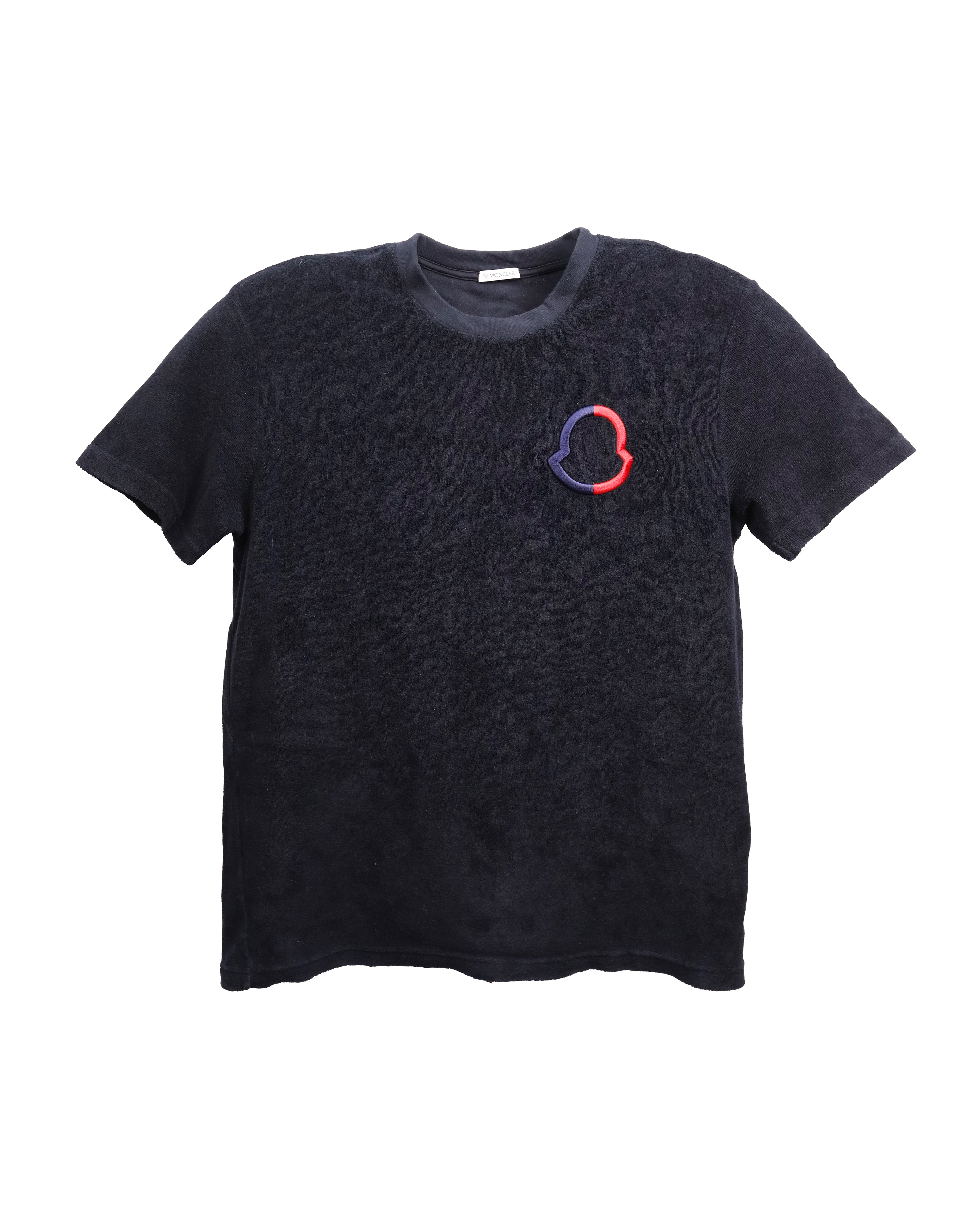 MEN'S LOGO OUTLINE T-SHIRT BLACK SIZE L