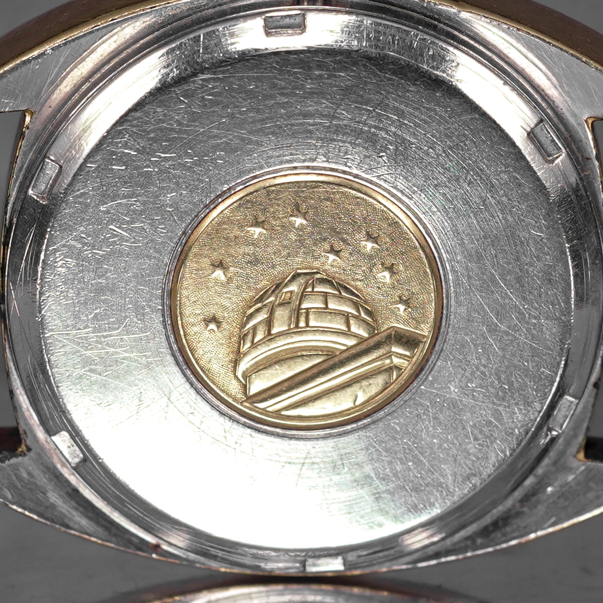 CONSTELLATION 'C-SHAPE' YELLOWGOLD-PLATED CHAMPAGNE DIAL (WATCH ONLY)