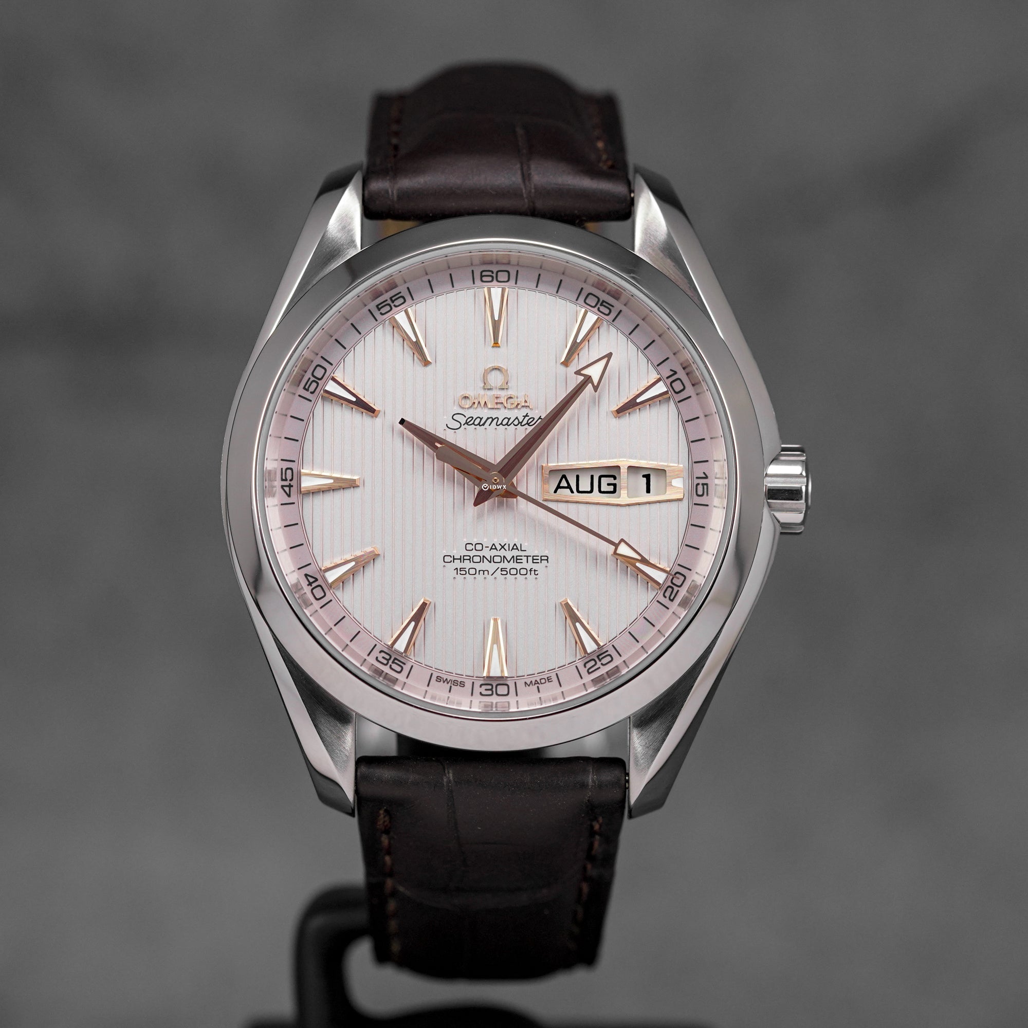 SEAMASTER AQUA TERRA 150M ANNUAL CALENDAR SILVER DIAL (2013)