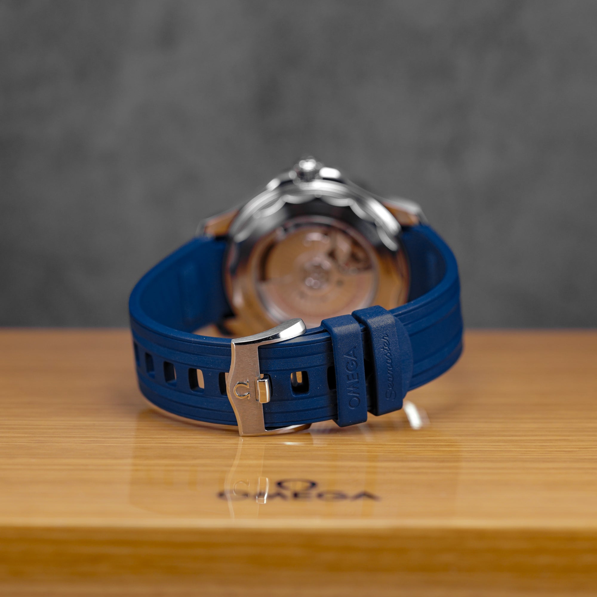 SEAMASTER DIVER 300 BLUE DIAL RUBBER STRAP (2025)