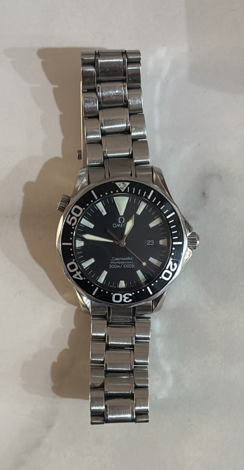 SEAMASTER DIVER 300 QUARTZ BLACK DIAL (WATCH ONLY)