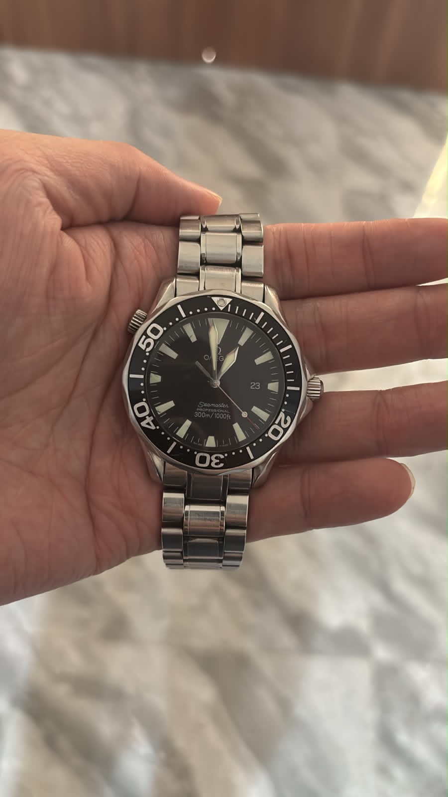 SEAMASTER DIVER 300 QUARTZ BLACK DIAL (WATCH ONLY)