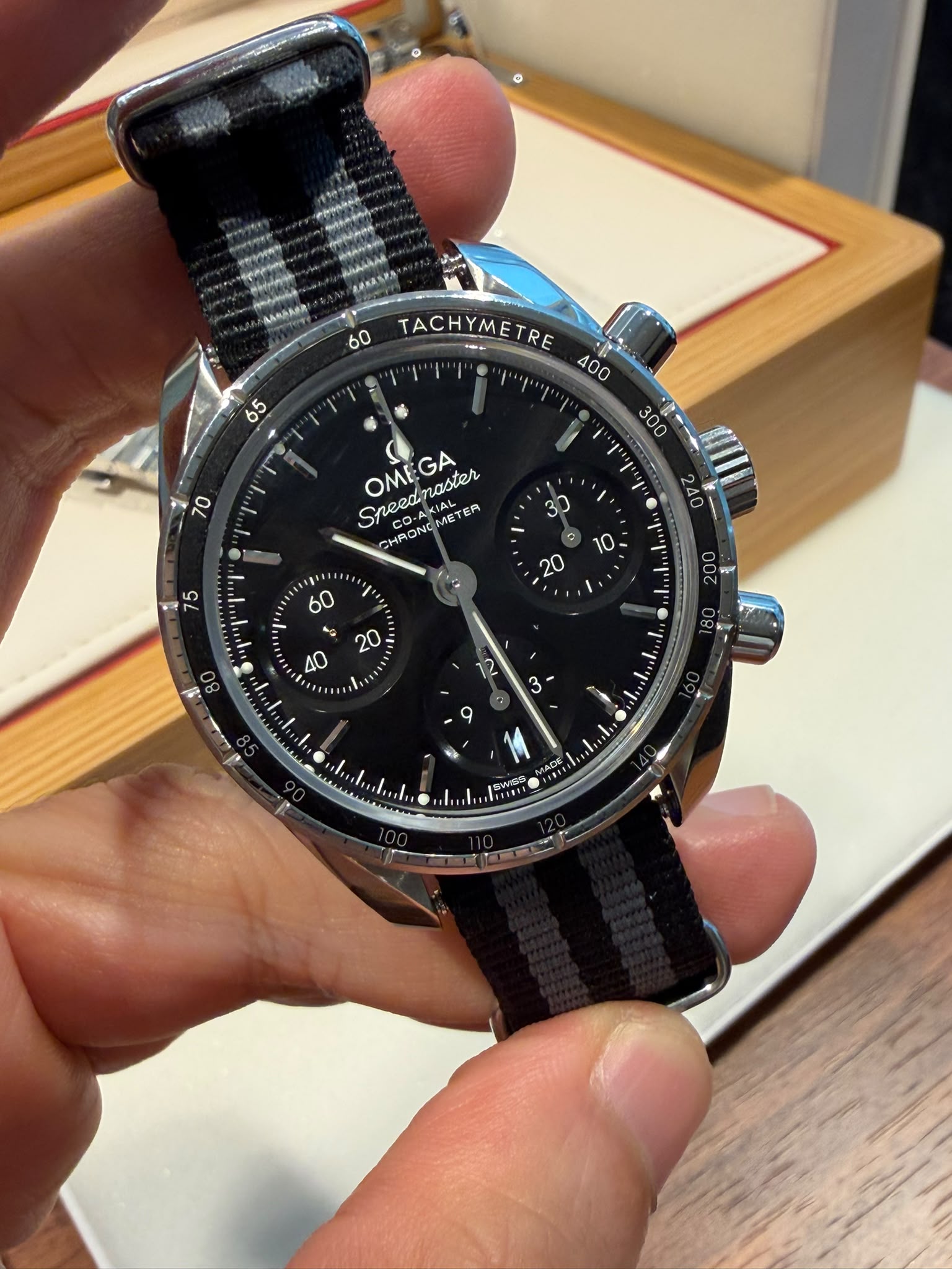 SPEEDMASTER 38MM CHRONOGRAPH BLACK DIAL (2023)