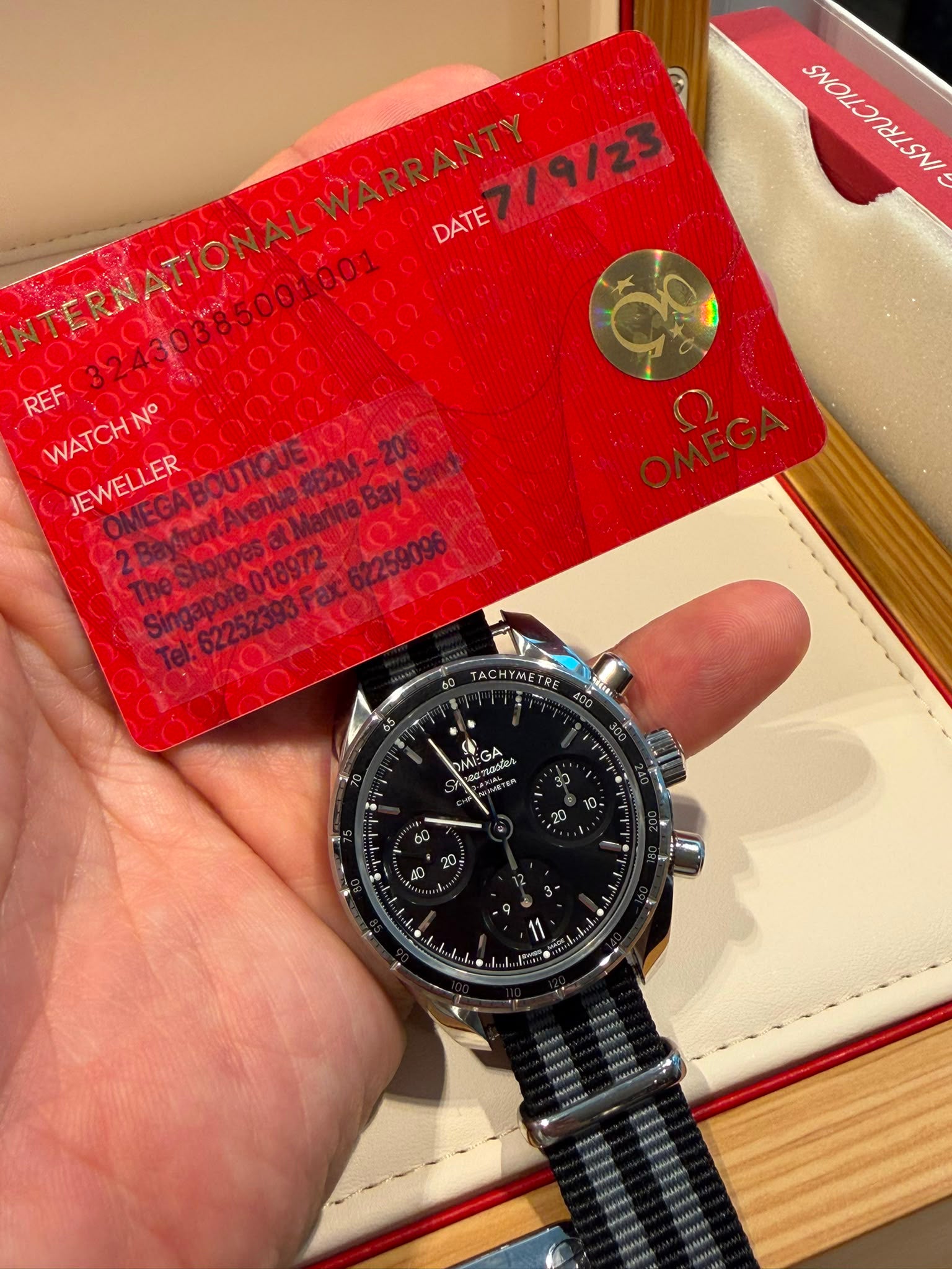 SPEEDMASTER 38MM CHRONOGRAPH BLACK DIAL (2023)