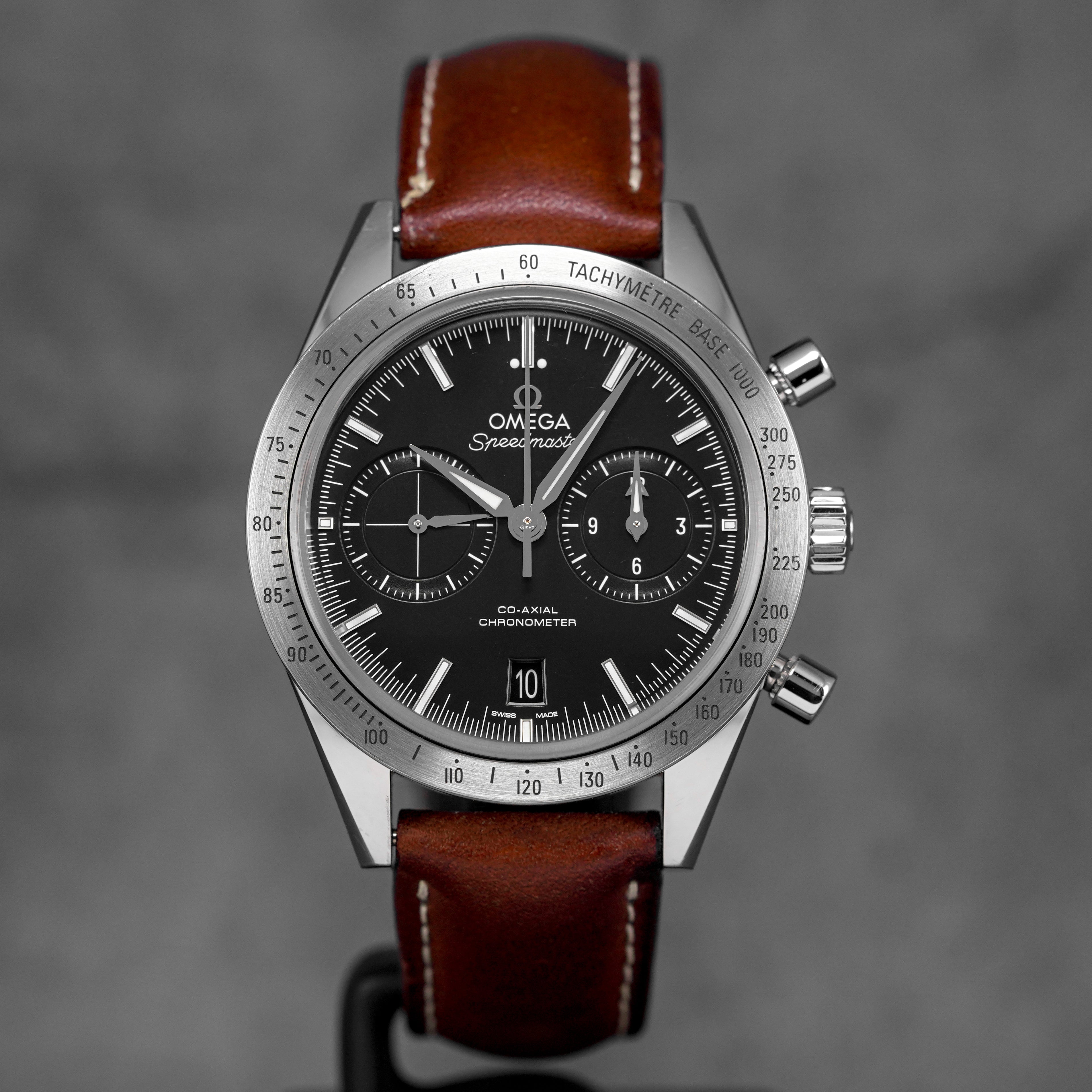 harga omega speedmaster 57 chonograph black