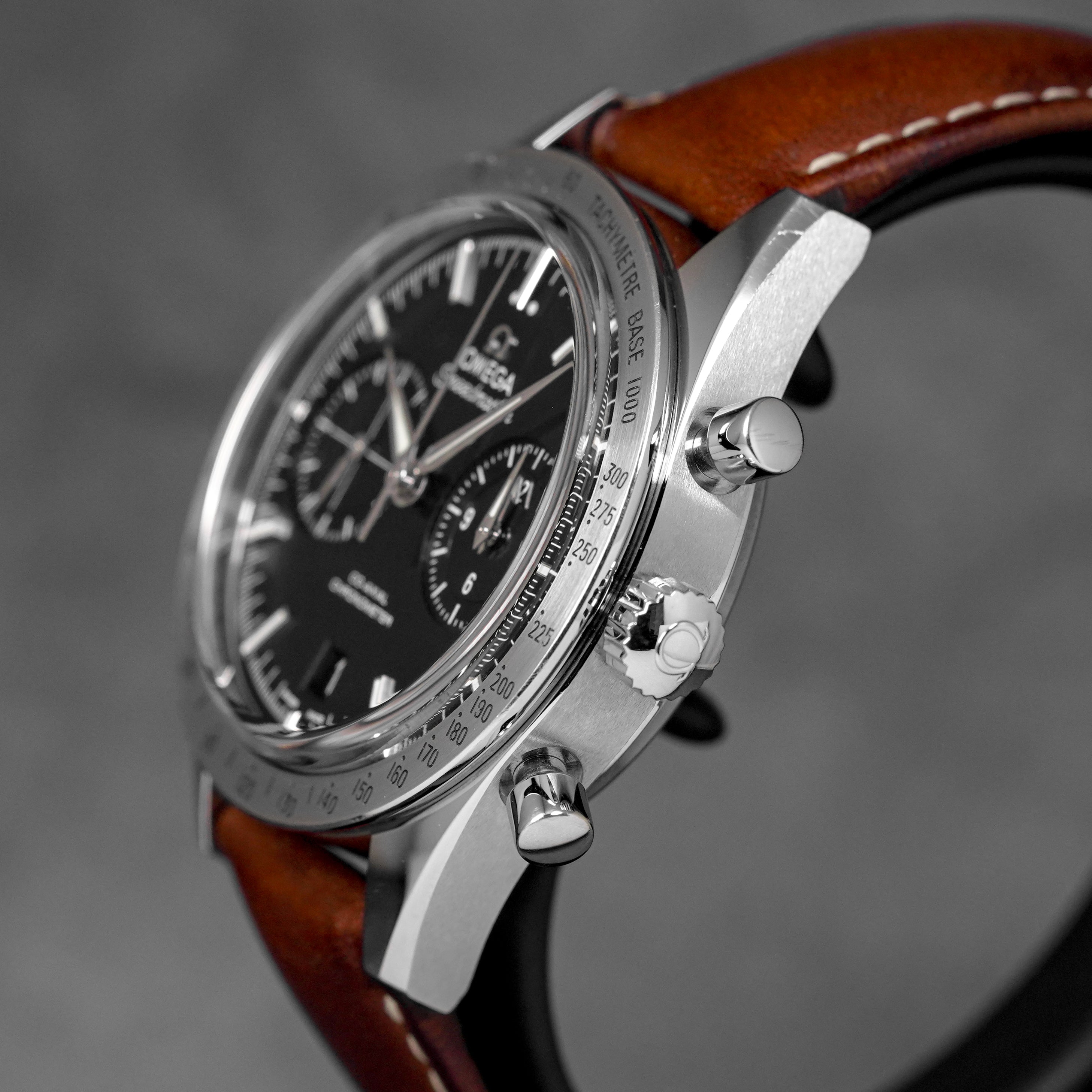 harga omega speedmaster 57 chonograph black