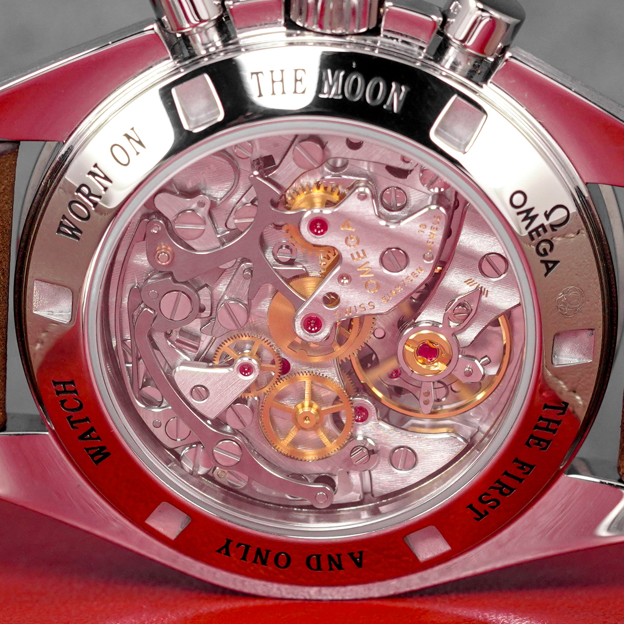 harga omega speedmaster moonwatch brown