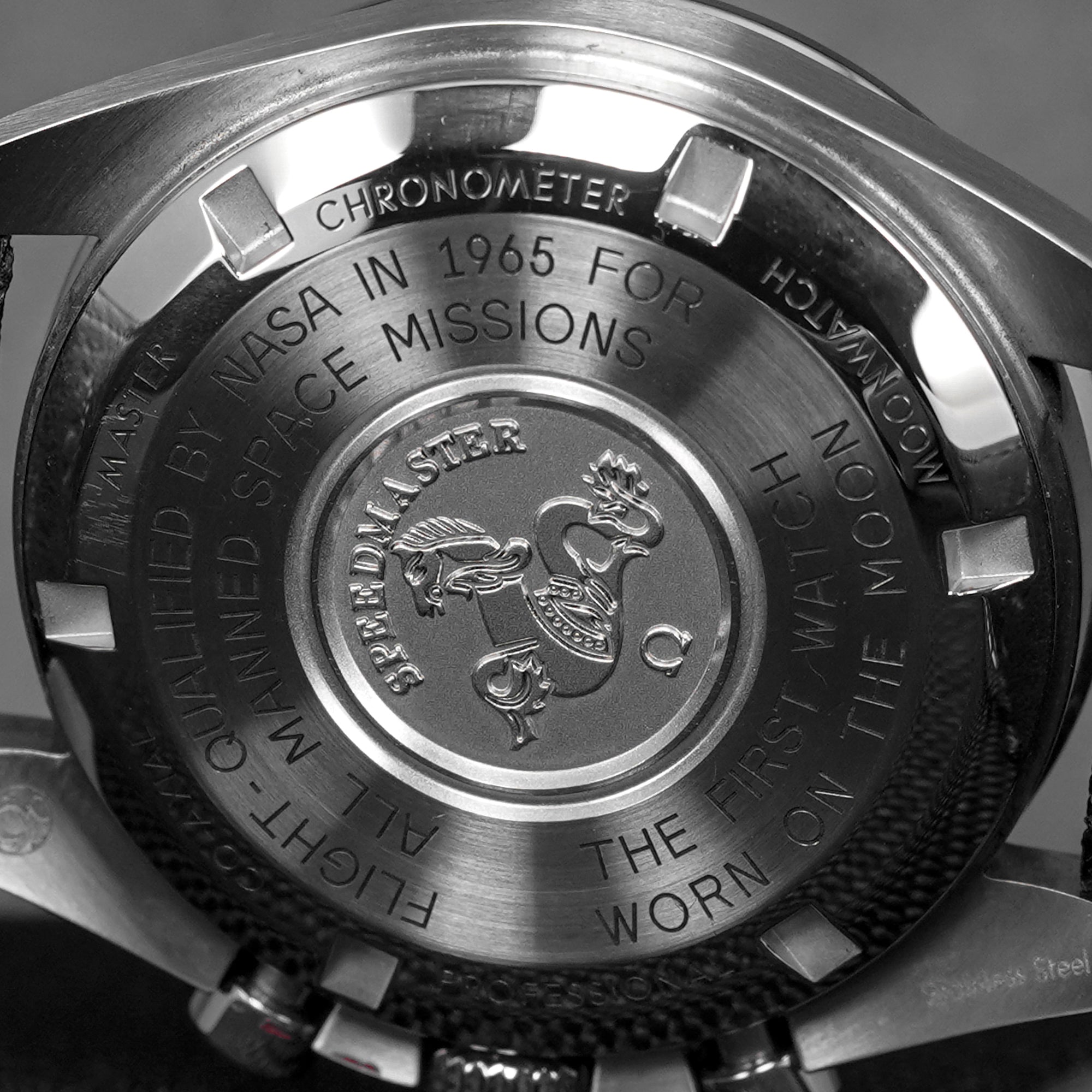 SPEEDMASTER MOONWATCH HESALITE CANVAS STRAP (2023)
