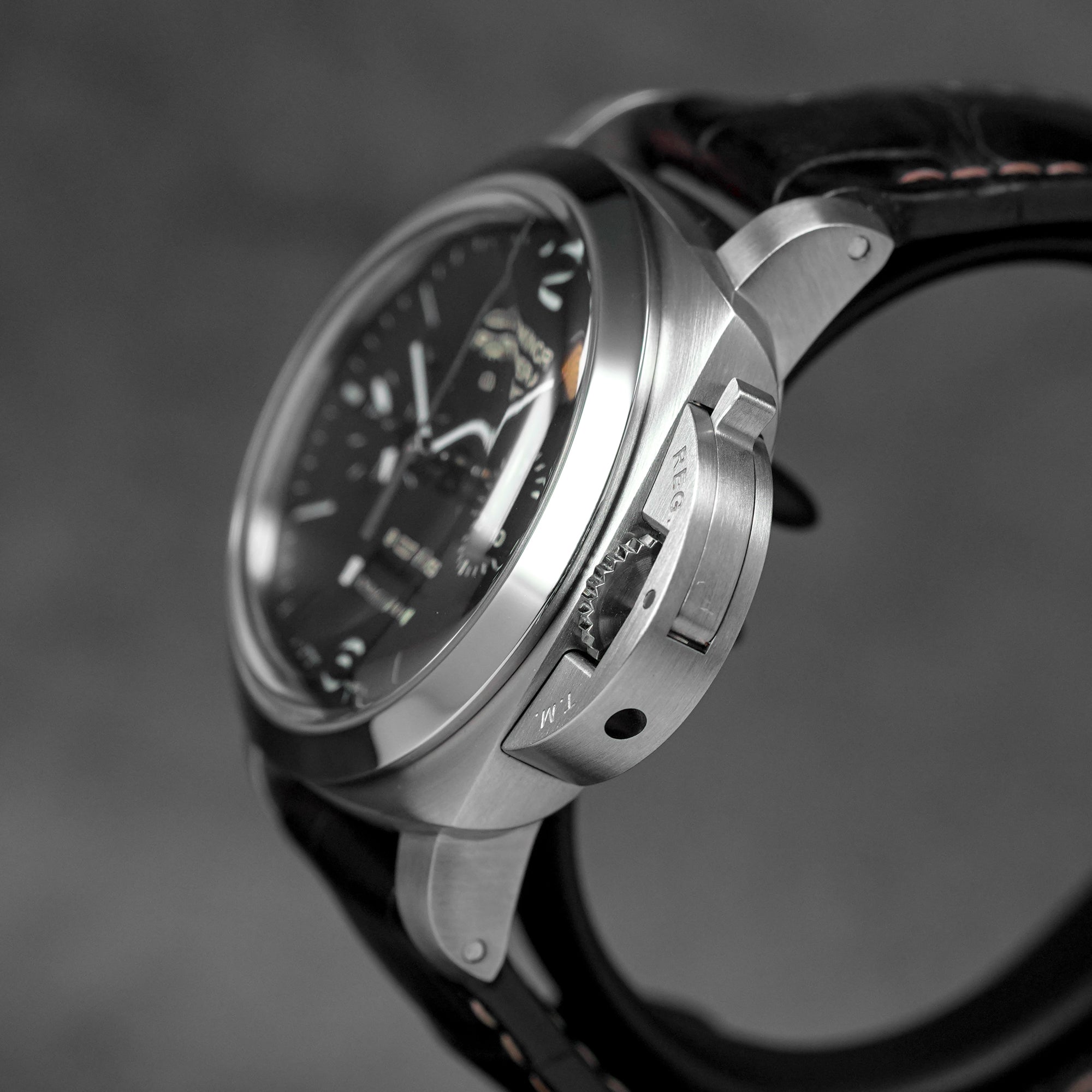 LUMINOR 1950 MONOPULSANTE 8 DAYS GMT 44MM BLACK DIAL PAM 275 (2012)