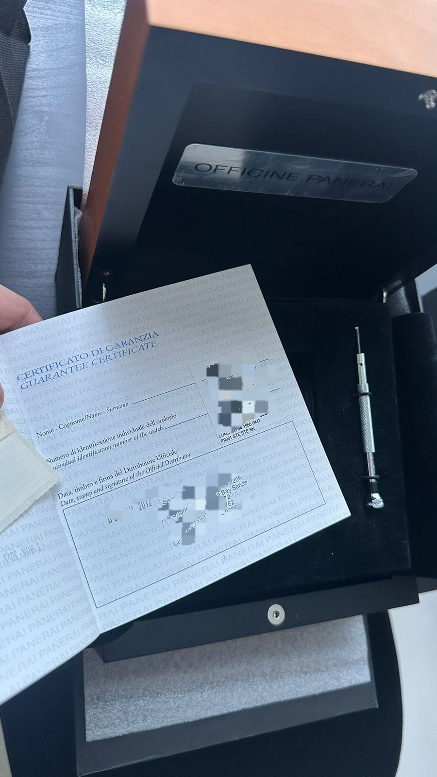 LUMINOR GMT 1950 3 DAYS 44MM STEEL BLACK DIAL PAM 329 (2021)