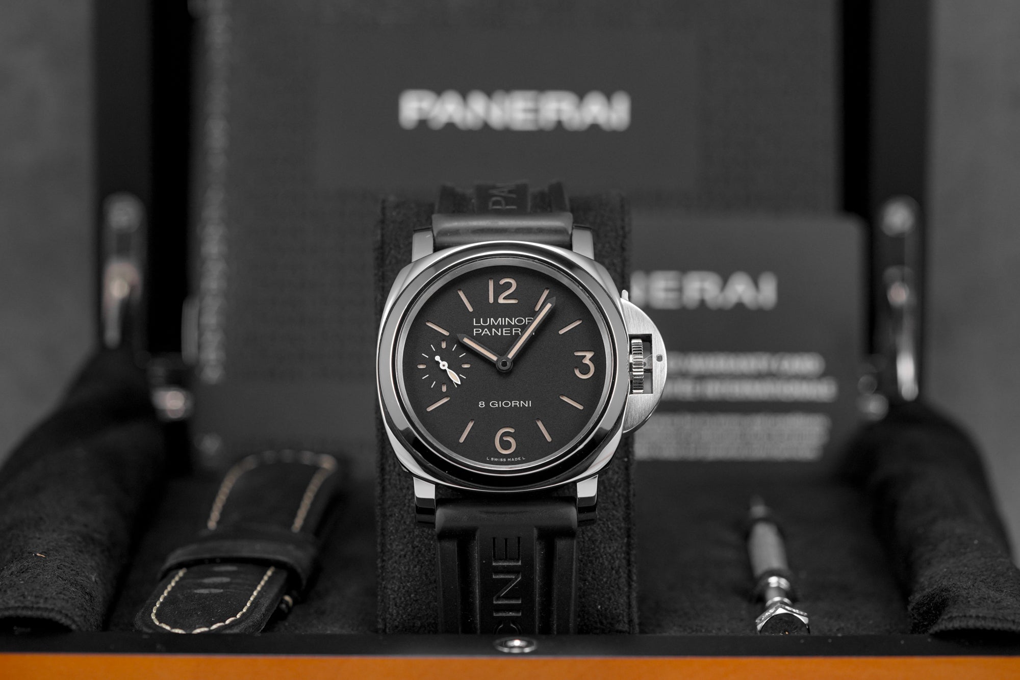 LUMINOR 8 GIORNI 44MM BLACK DIAL PAM 915 (2022)