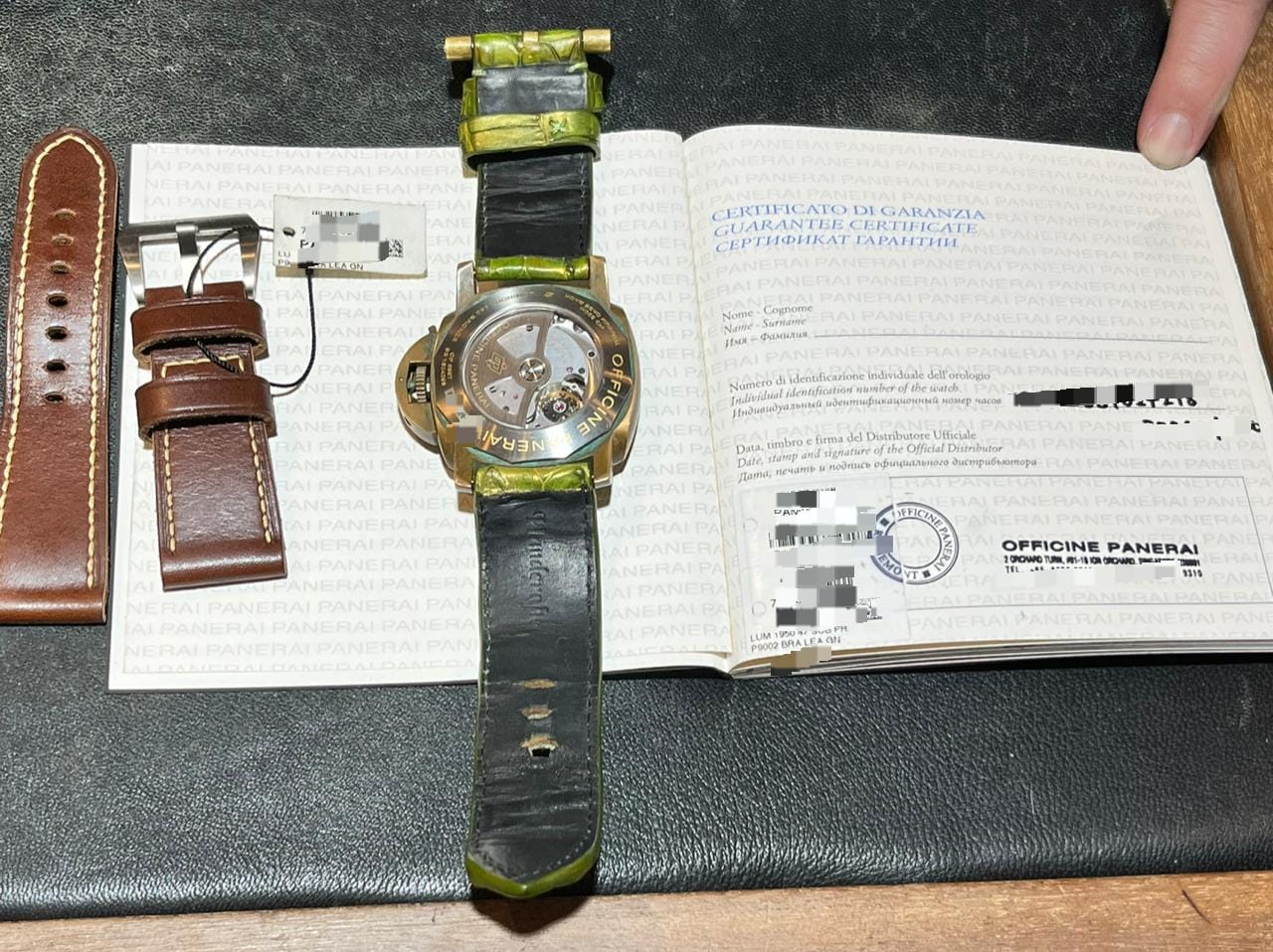 LUMINOR SUBMERSIBLE 1950 3 DAYS BRONZO PAM 507 'P SERIES' LIMITED EDITION (CIRCA 2013)