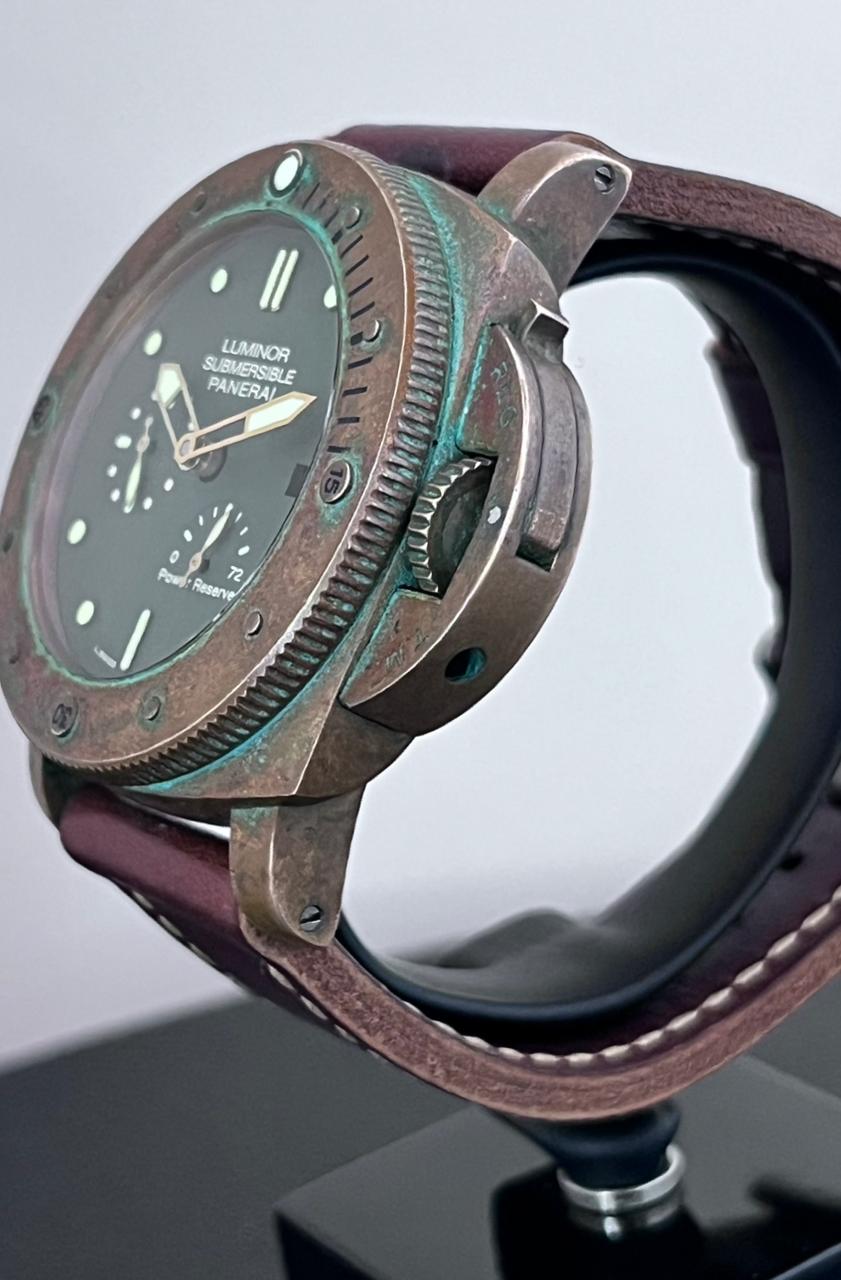LUMINOR SUBMERSIBLE 1950 3 DAYS BRONZO PAM 507 'P SERIES' LIMITED EDITION (CIRCA 2013)