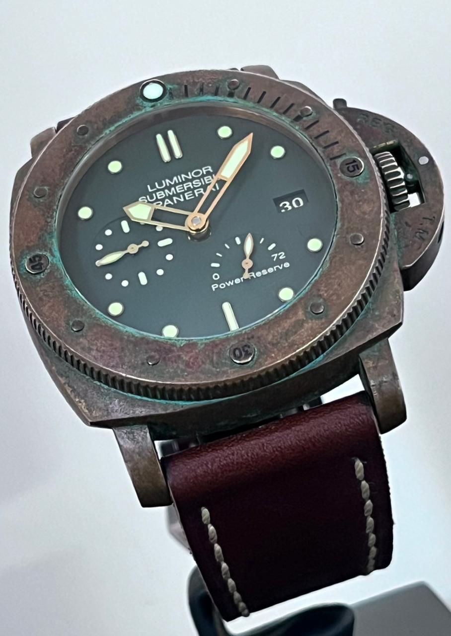 LUMINOR SUBMERSIBLE 1950 3 DAYS BRONZO PAM 507 'P SERIES' LIMITED EDITION (CIRCA 2013)