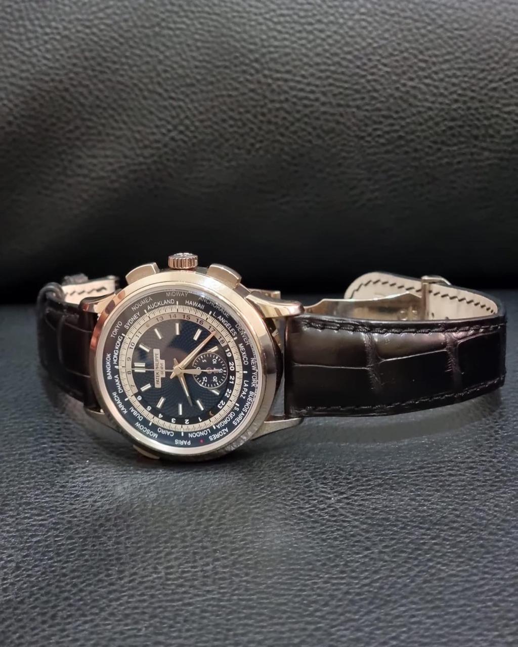 COMPLICATIONS 5930G WHITEGOLD WORLD TIME FLYBACK CHRONOGRAPH BLUE DIAL (2017)