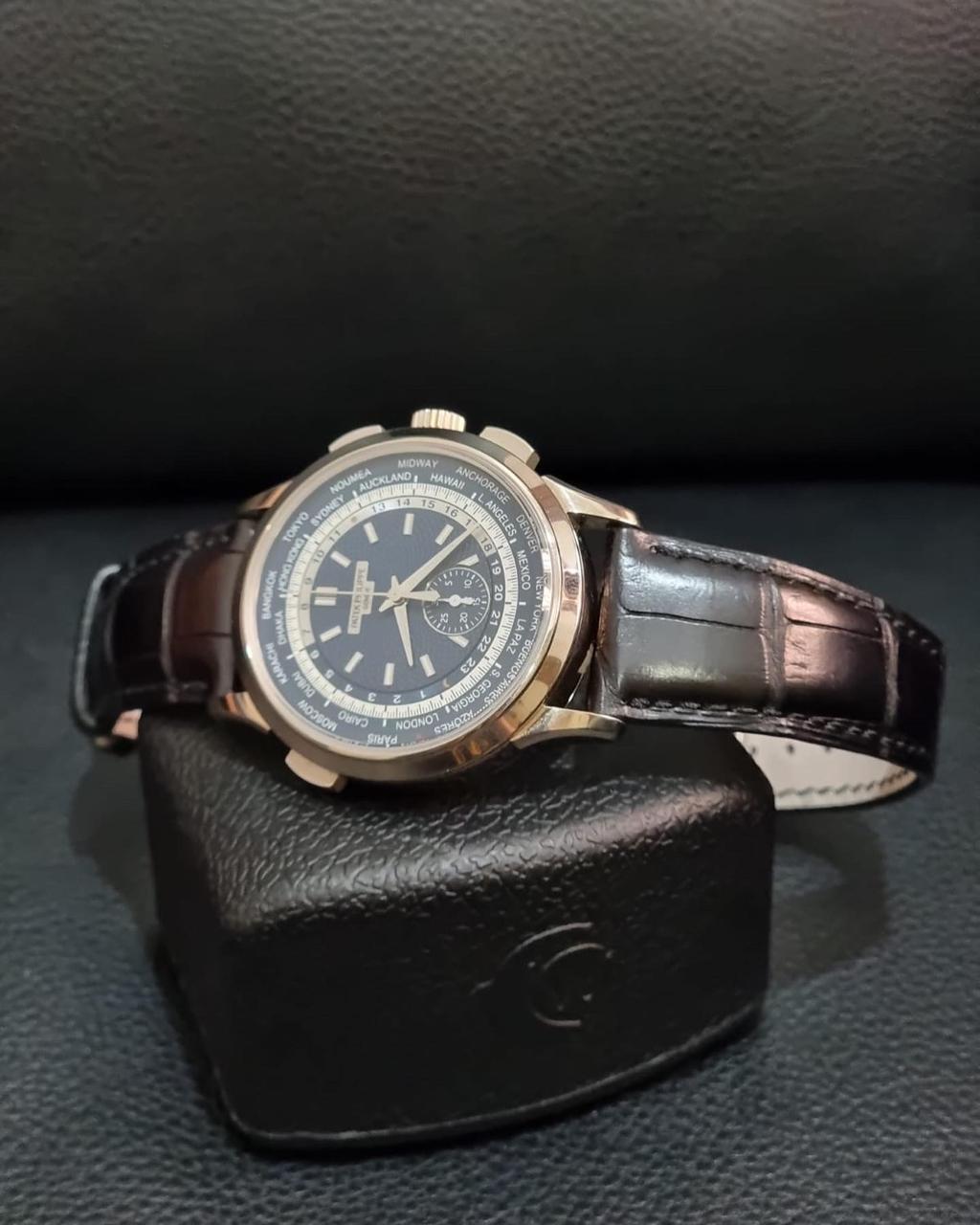 COMPLICATIONS 5930G WHITEGOLD WORLD TIME FLYBACK CHRONOGRAPH BLUE DIAL (2017)