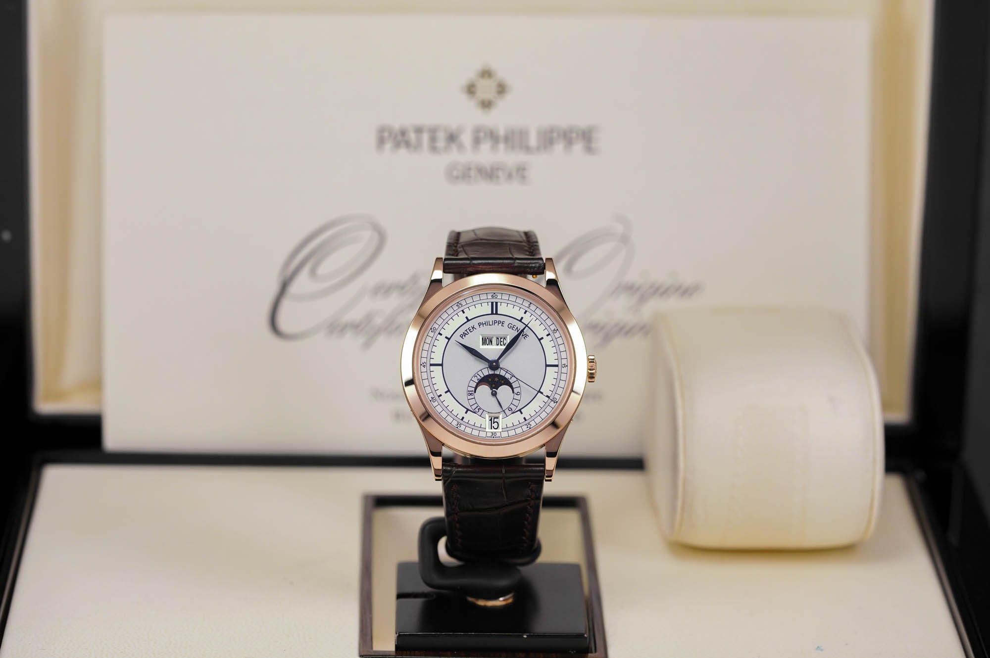 COMPLICATIONS 5396R ROSEGOLD ANNUAL CALENDAR SILVER SECTOR DIAL (2007)