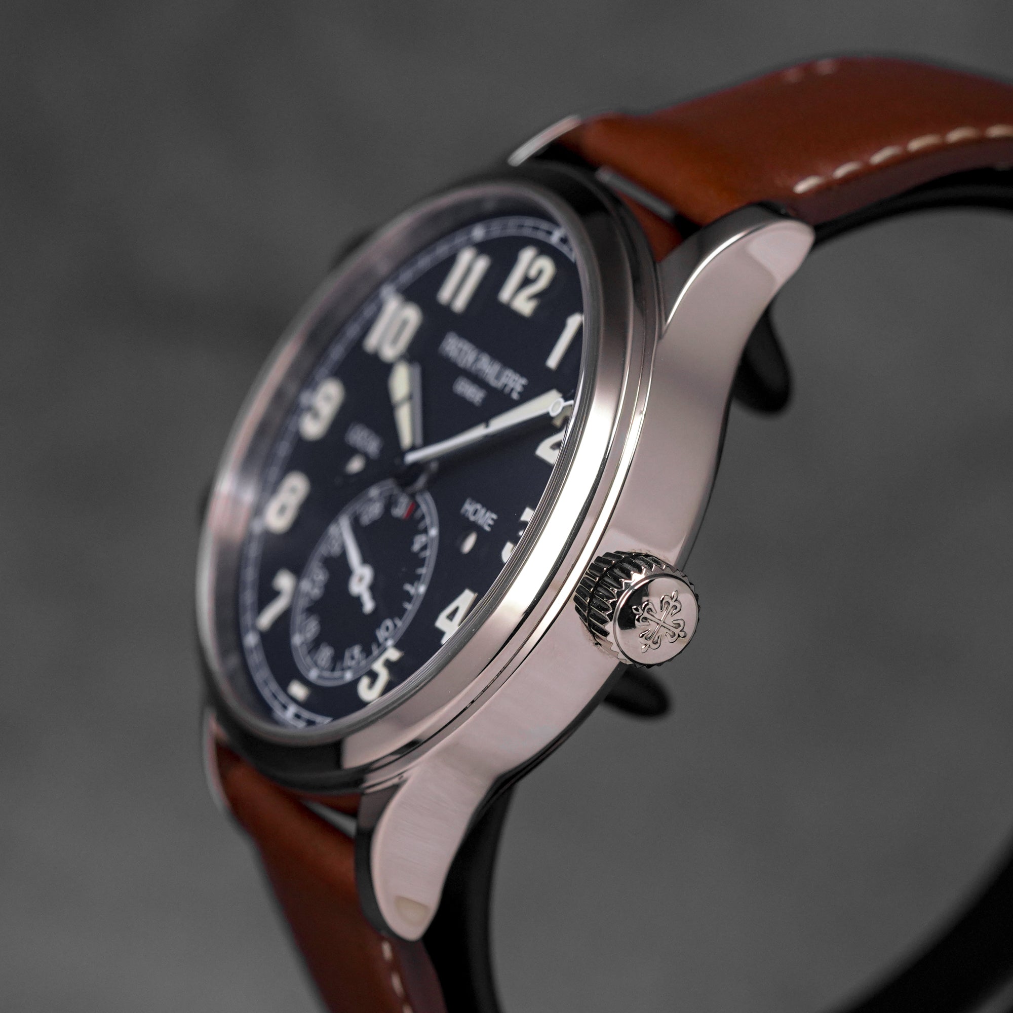 CALATRAVA PILOT TRAVEL TIME 5524G WHITEGOLD BLUE DIAL (2020)
