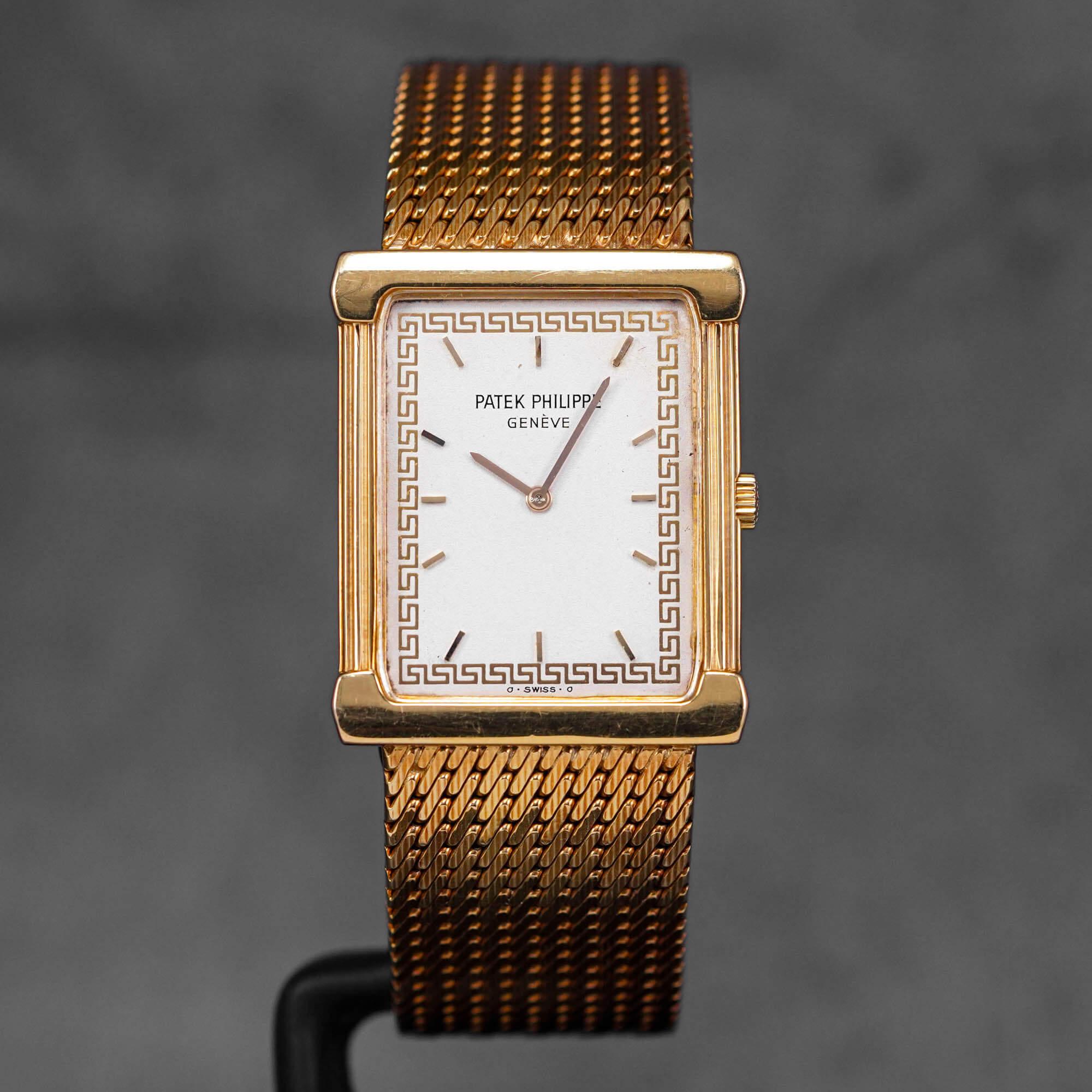 LES GRECQUES 3775 YELLOWGOLD SILVER DIAL (WATCH & ARCHIVE PAPER)