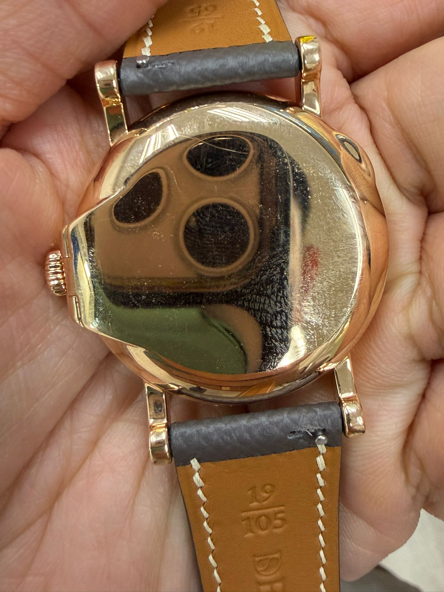 GRAND COMPLICATIONS 5059J YELLOWGOLD PERPETUAL RETROGRADE CALENDAR (WATCH & ARCHIVE PAPER)
