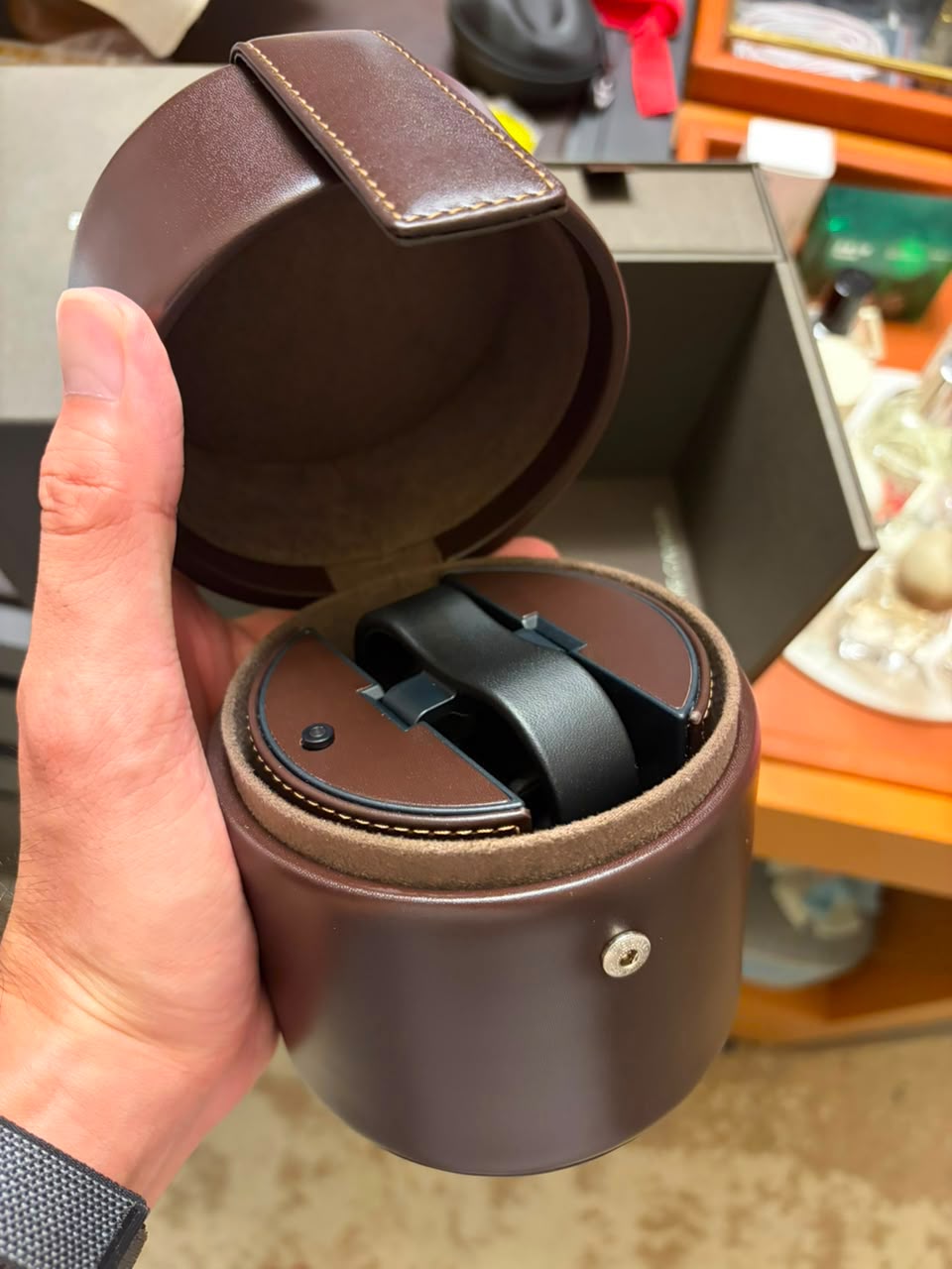 WATCH WINDER TRAVEL CASE SELF-WINDING CYLINDER