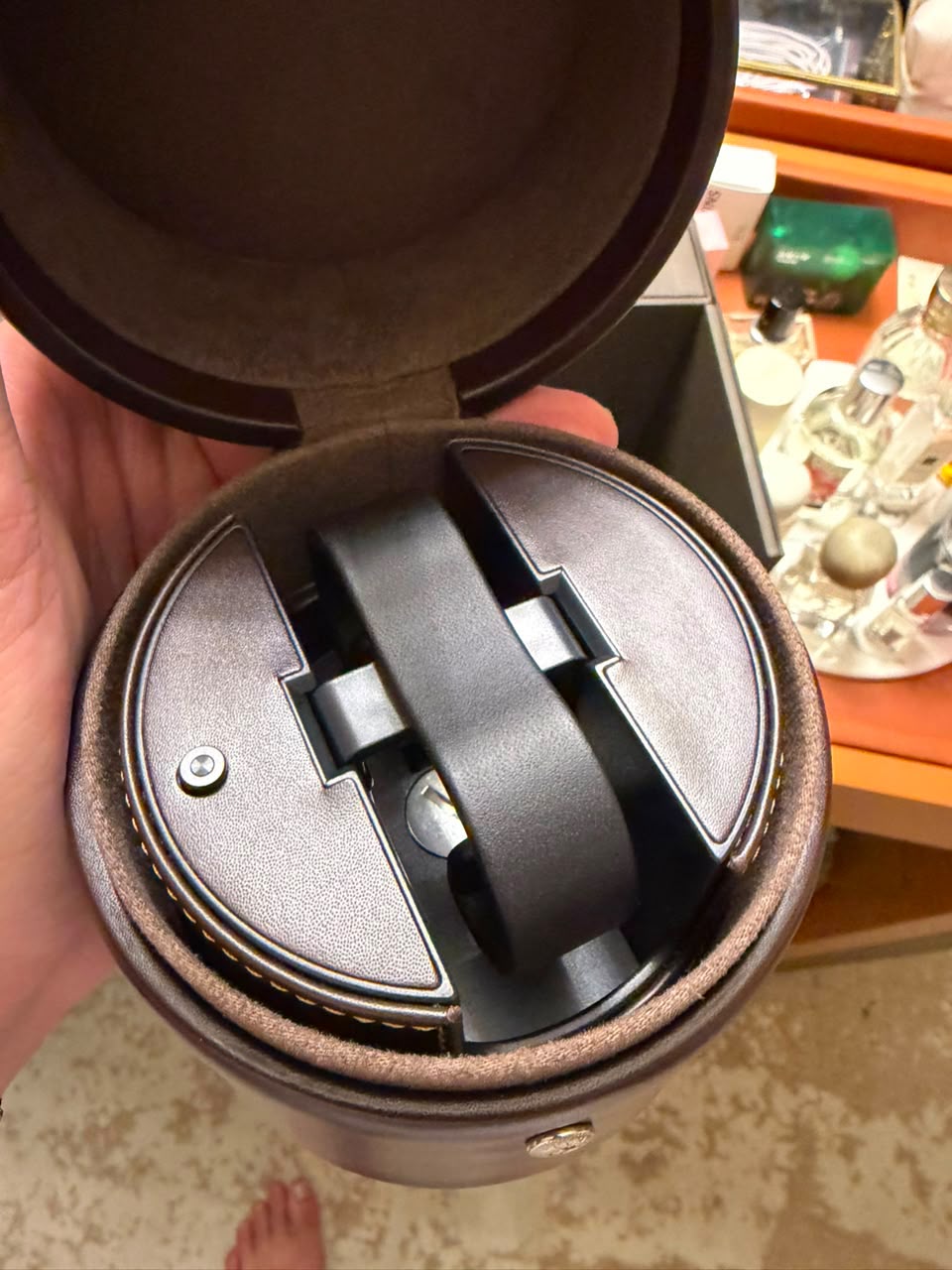 WATCH WINDER TRAVEL CASE SELF-WINDING CYLINDER
