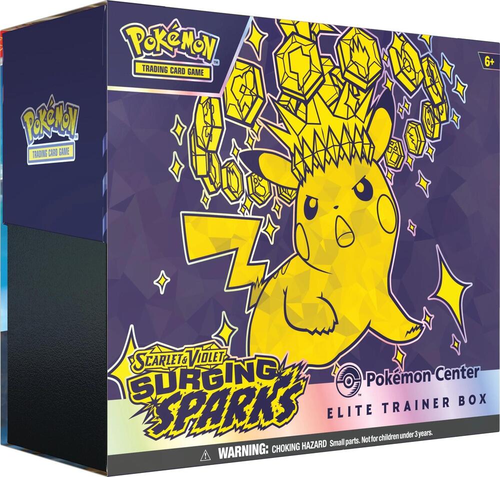 SURGING SPARKS ETB POKEMON CENTER