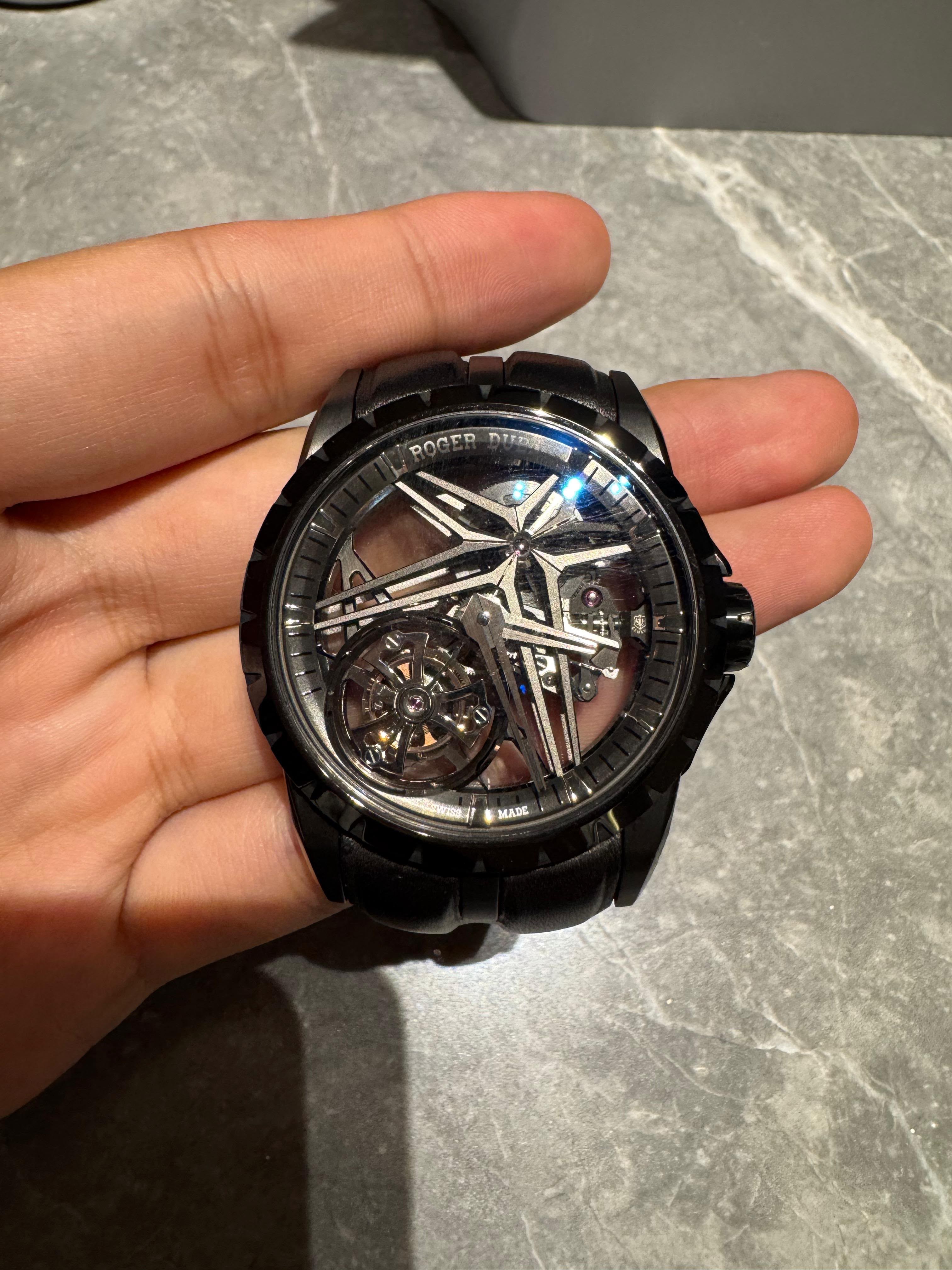 EXCALIBUR MONOTOURBILLON 42MM DLC TITANIUM DARK GREY LIMITED EDITION (UNDATED)