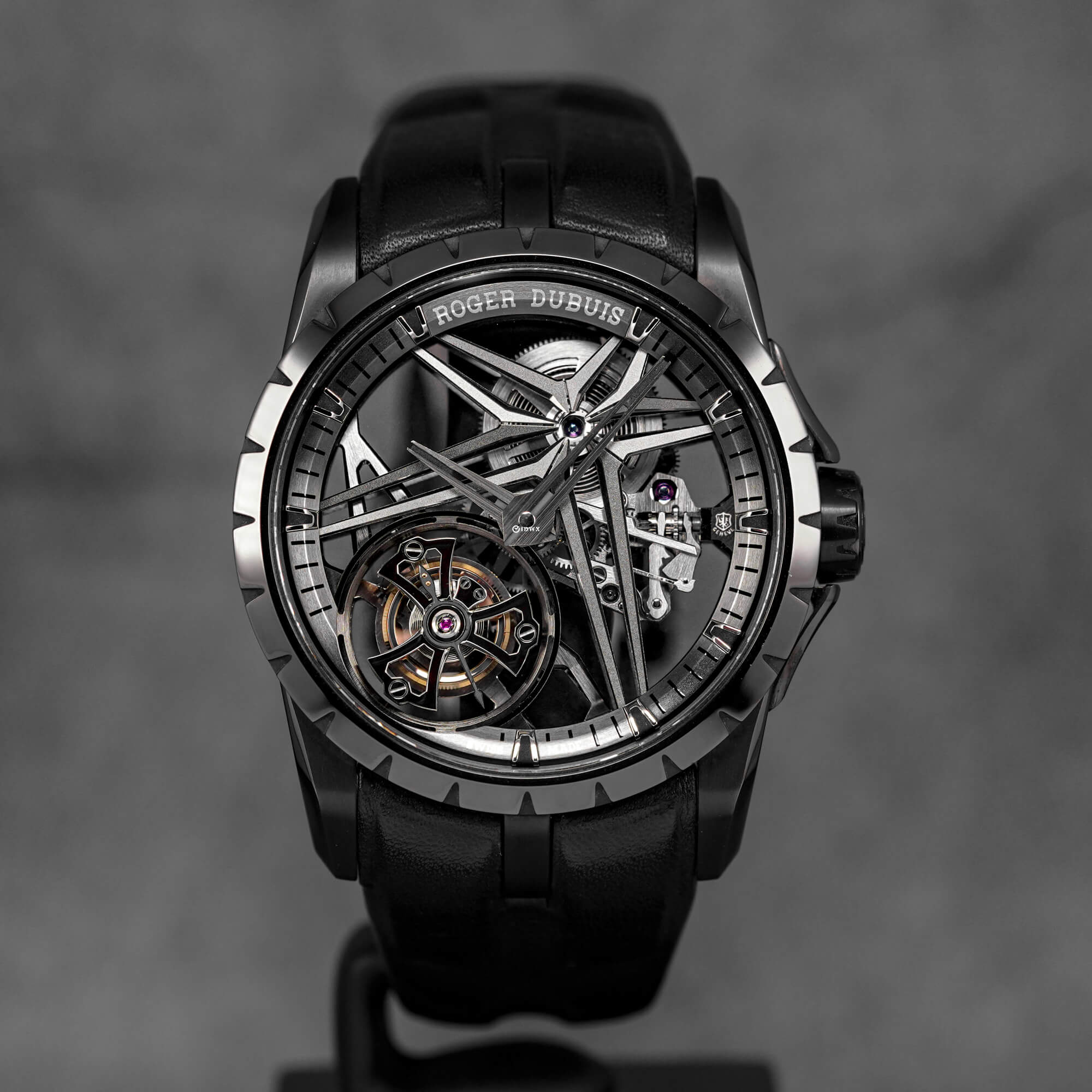 EXCALIBUR MONOTOURBILLON 42MM DARK GREY DLC TITANIUM LIMITED EDITION (UNDATED)