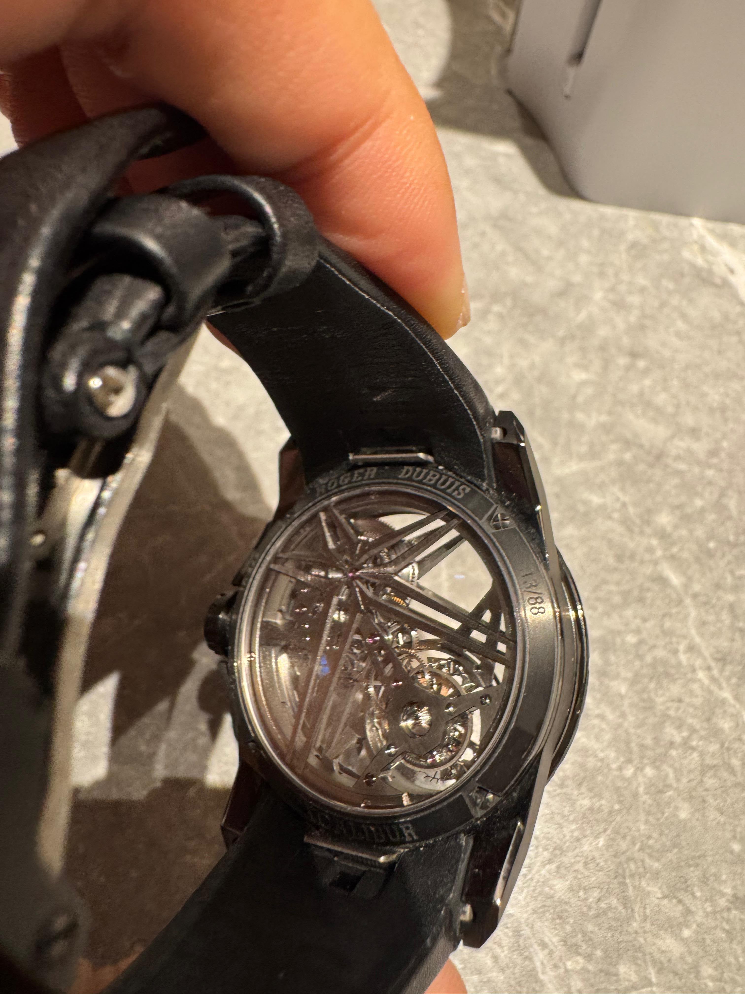 EXCALIBUR MONOTOURBILLON 42MM DLC TITANIUM DARK GREY LIMITED EDITION (UNDATED)