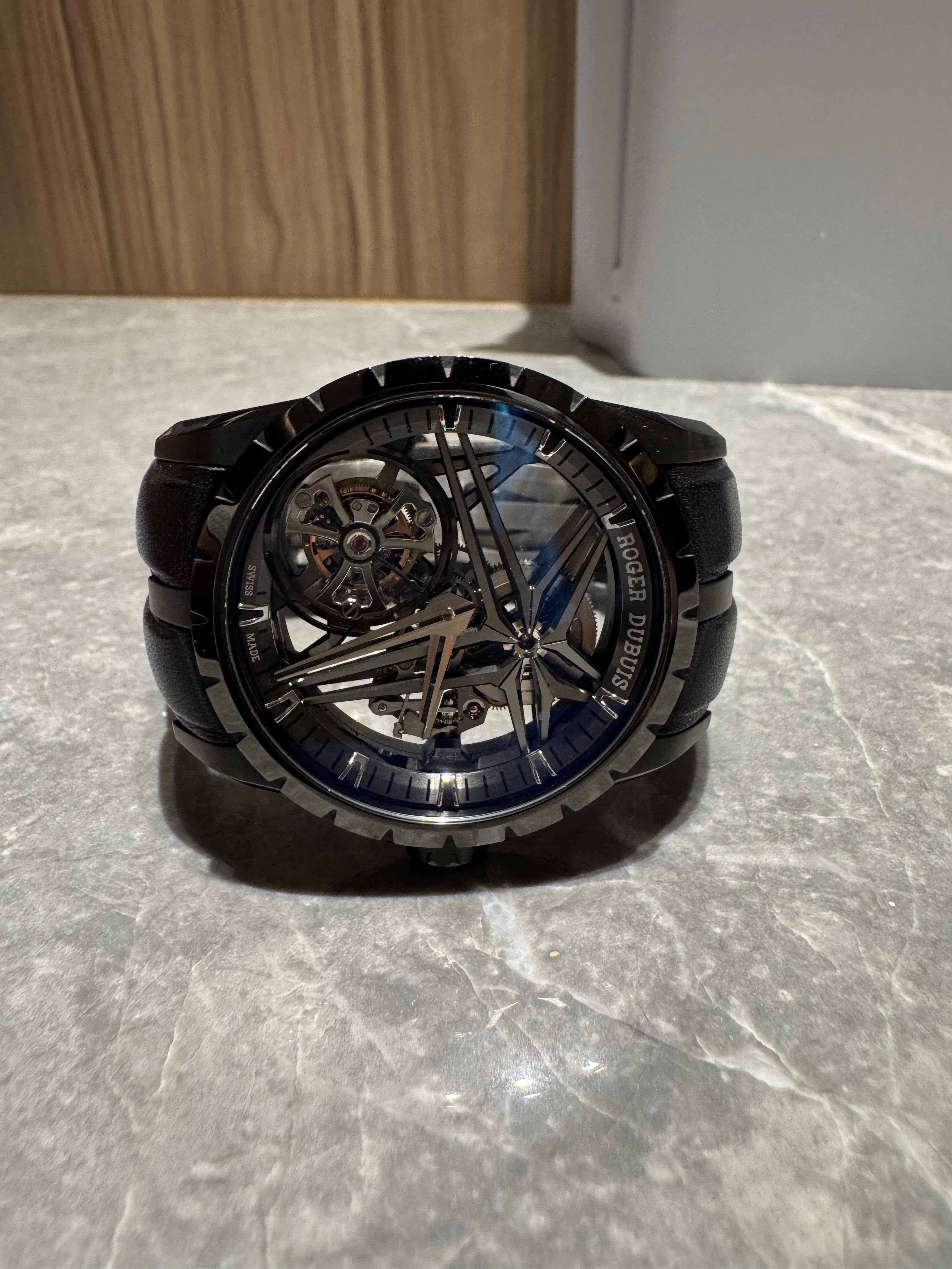 EXCALIBUR MONOTOURBILLON 42MM DLC TITANIUM DARK GREY LIMITED EDITION (UNDATED)