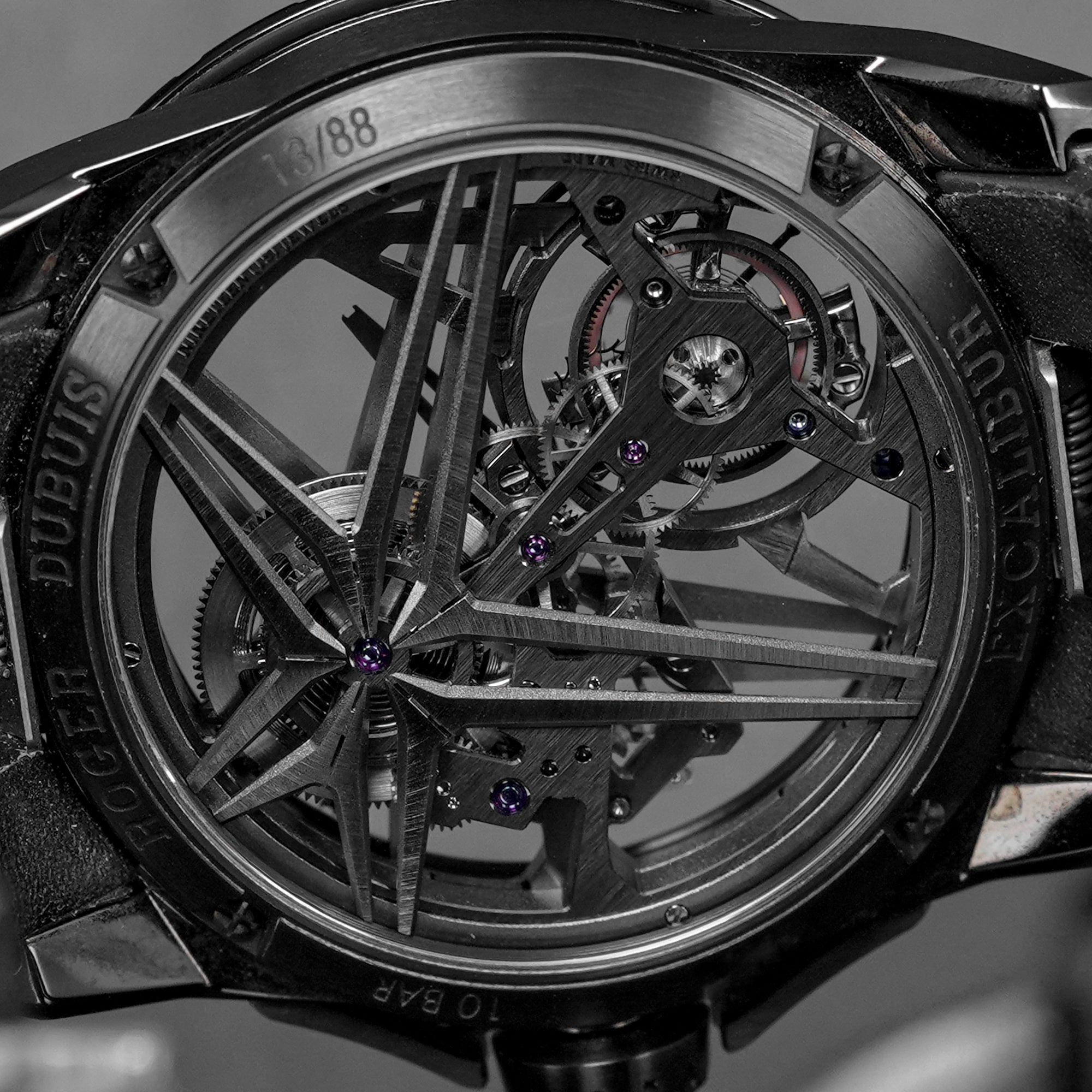 EXCALIBUR MONOTOURBILLON 42MM DARK GREY DLC TITANIUM LIMITED EDITION (UNDATED)