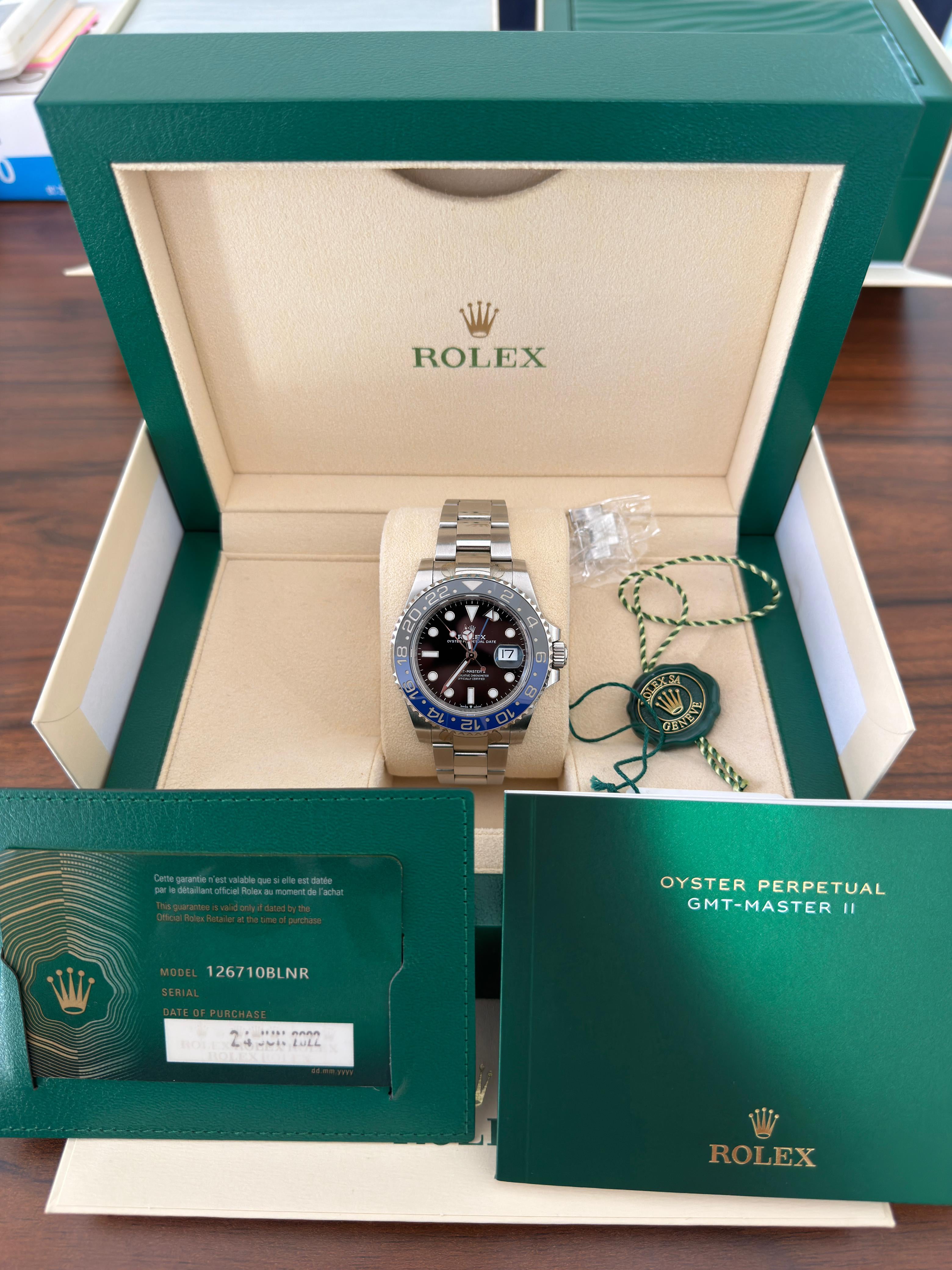 GMT MASTER-II BATMAN (2022)