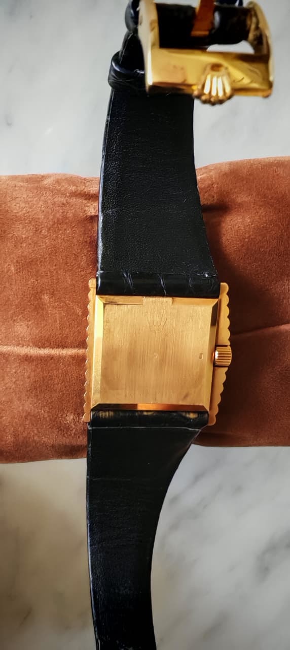 CELLINI ASYMMETRIC 4015 YELLOWGOLD 'KING MIDAS' BLUE DIAL (WATCH ONLY)