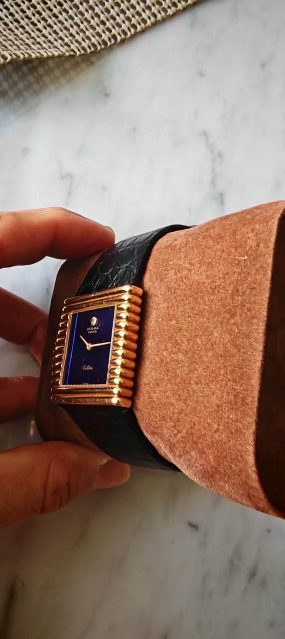 CELLINI ASYMMETRIC 4015 YELLOWGOLD 'KING MIDAS' BLUE DIAL (WATCH ONLY)
