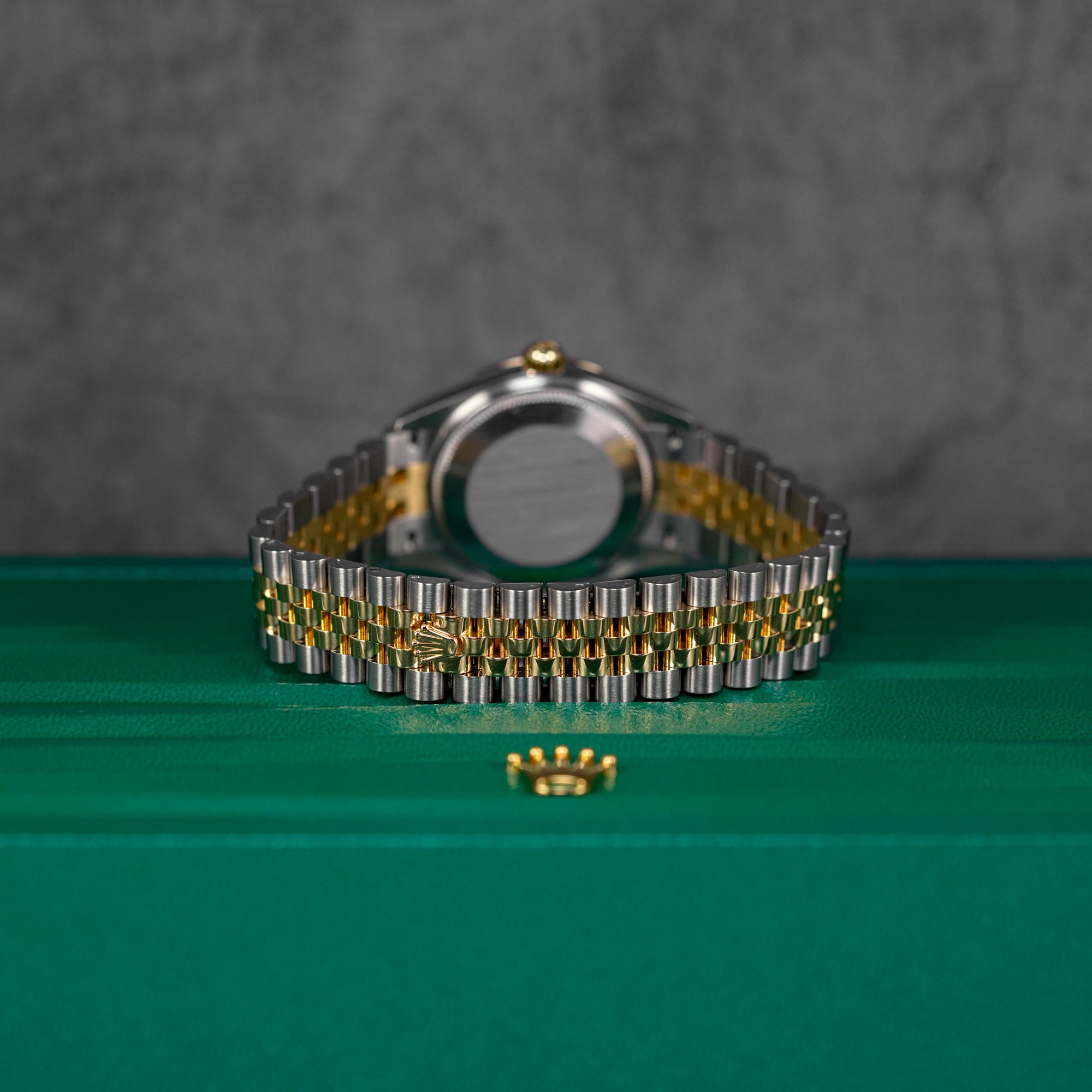 DATEJUST 31MM TWOTONE YELLOWGOLD OLIVE GREEN DIAL DIAMOND ON VI (2026)