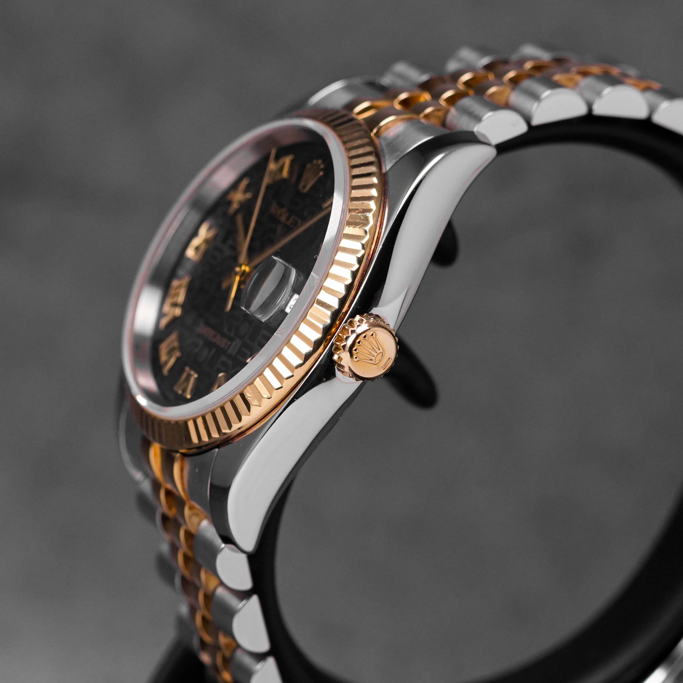 harga rolex datejust 36 black comp indonesia