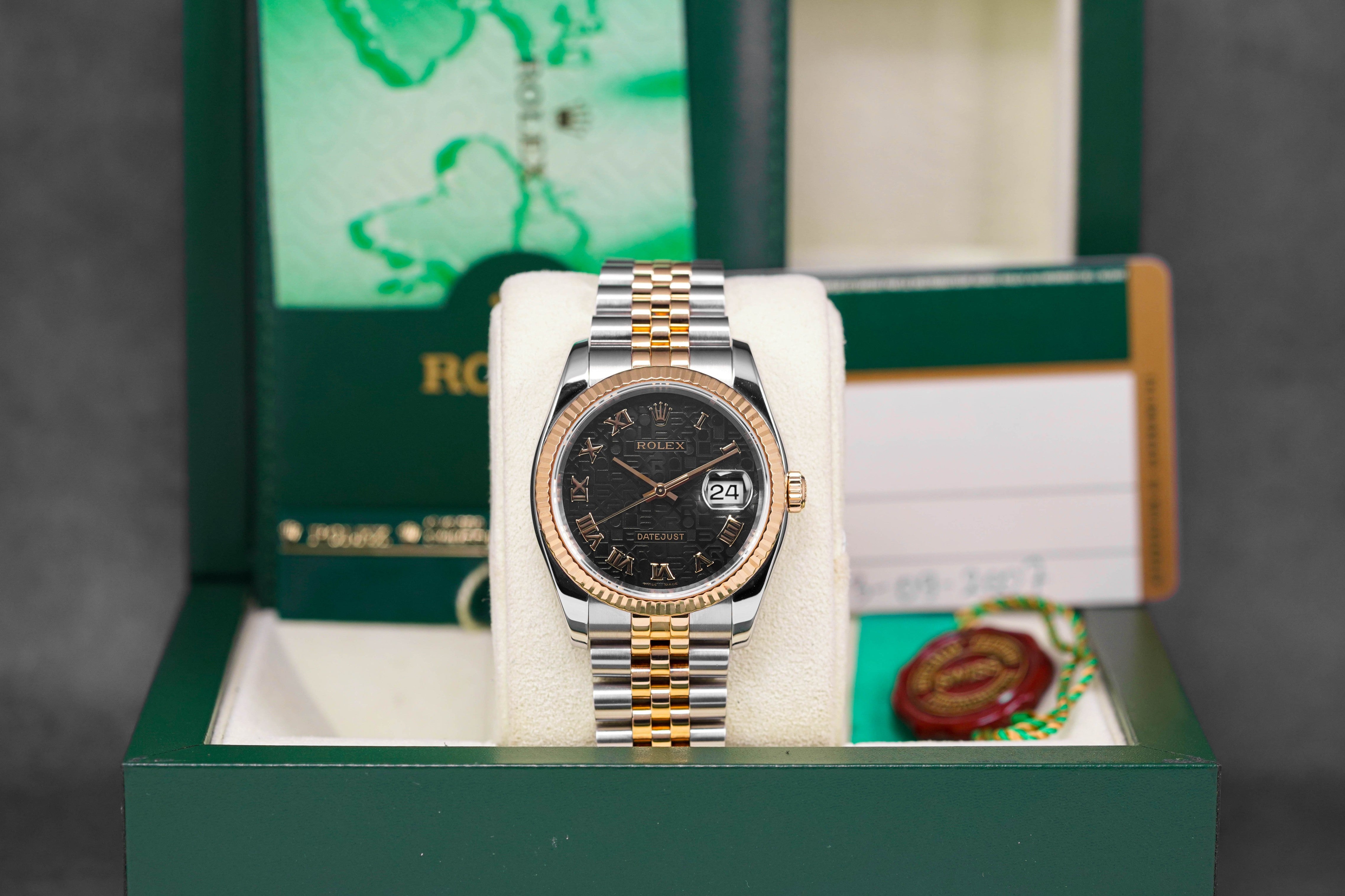 harga rolex datejust 36 black comp indonesia