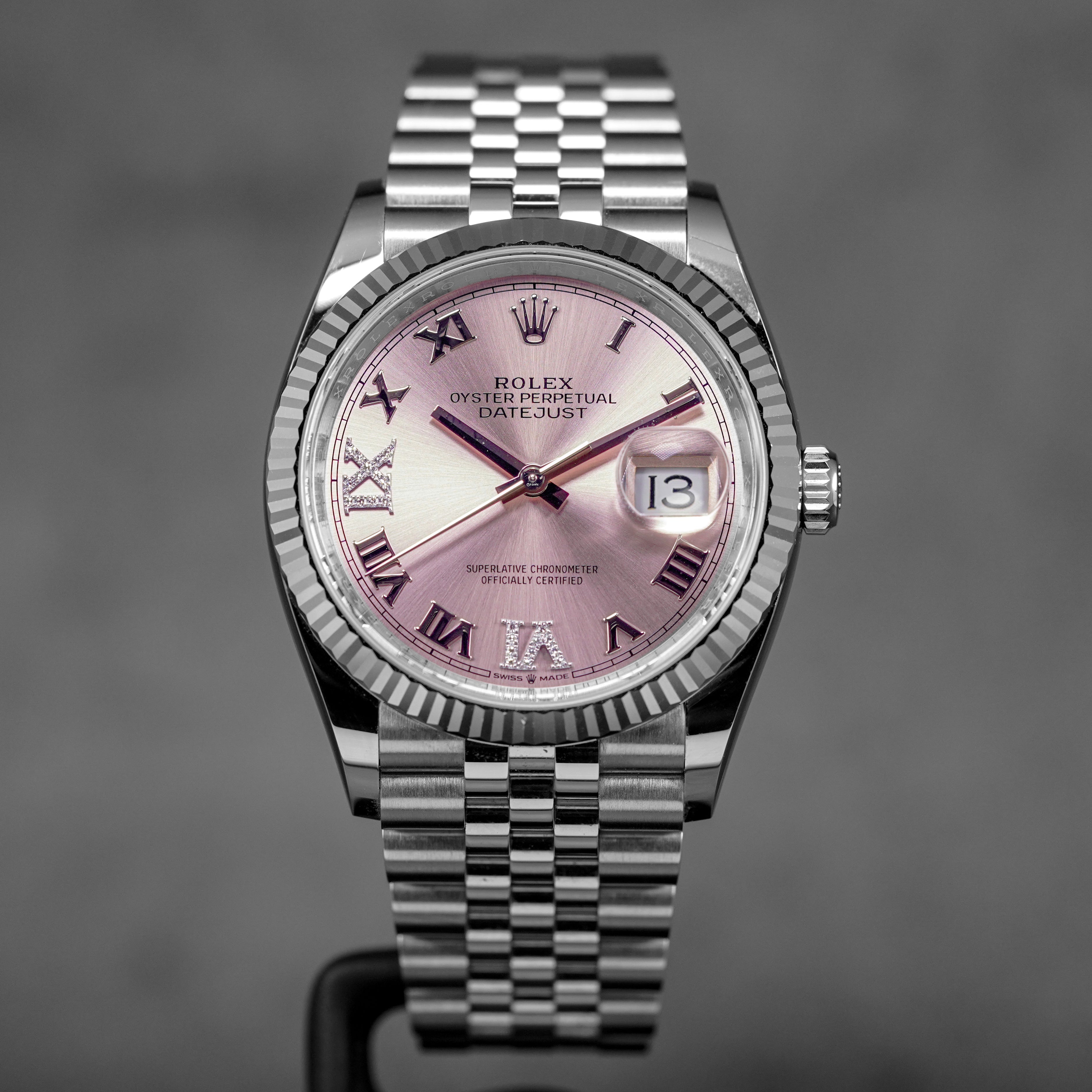 harga rolex datejust 36 pink roman indonesia