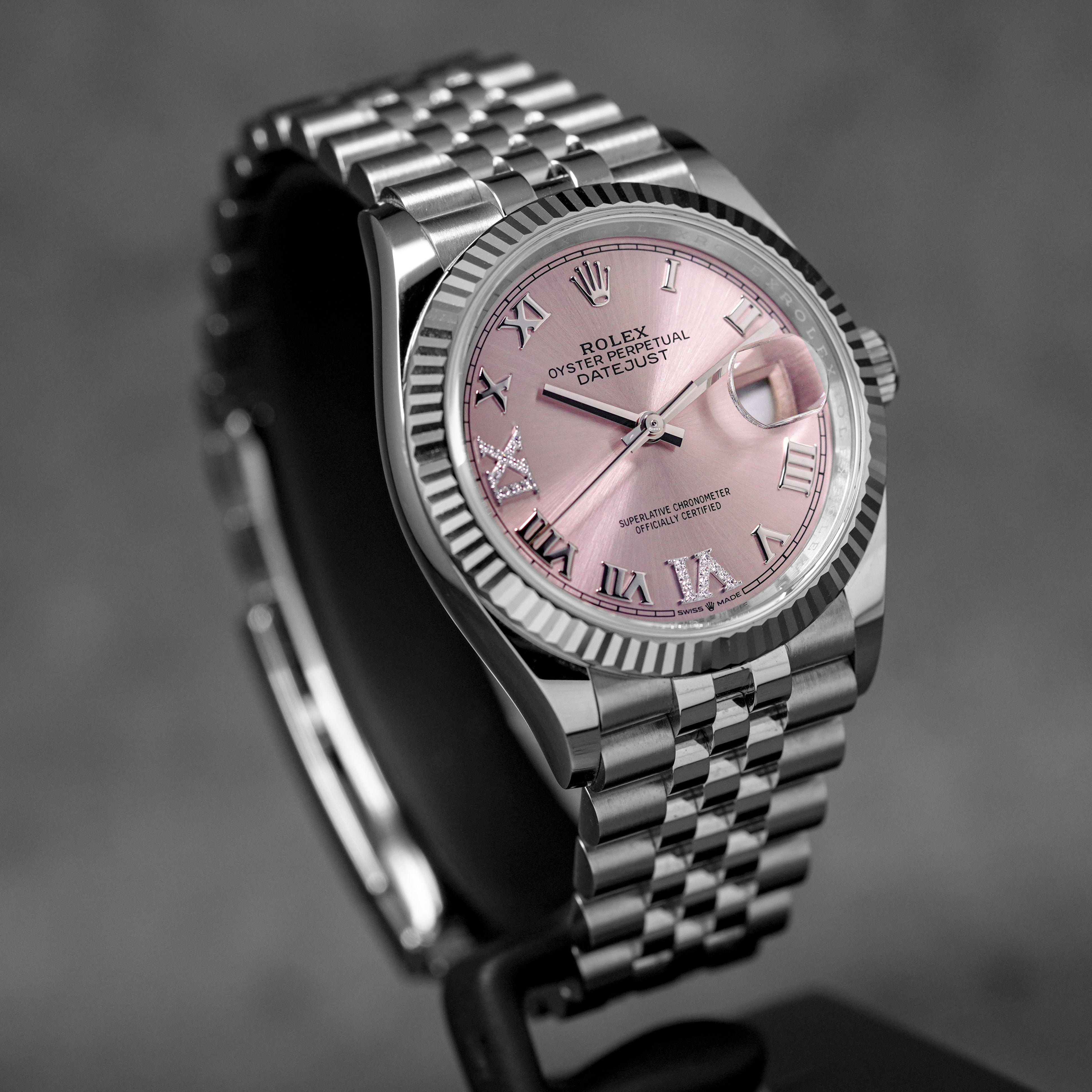 harga rolex datejust 36 pink roman indonesia