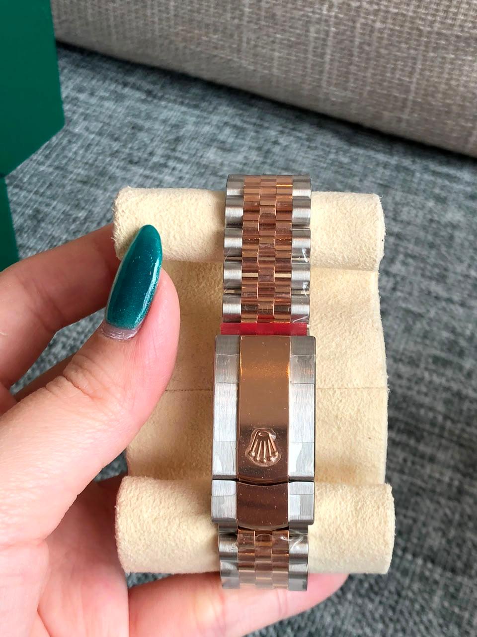 DATEJUST 36MM TWOTONE ROSEGOLD RHODIUM DIAL (2023)