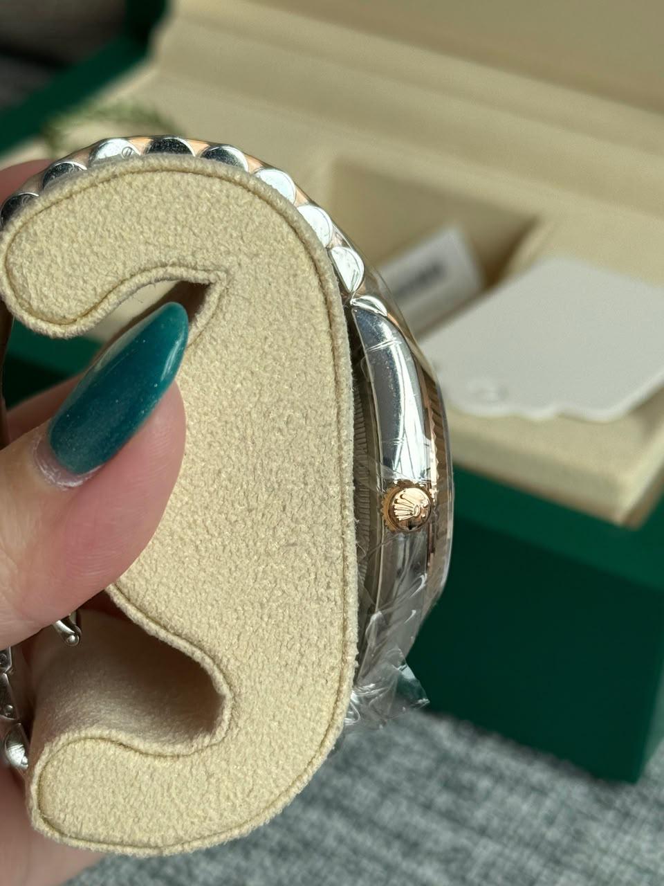 DATEJUST 36MM TWOTONE ROSEGOLD RHODIUM DIAL (2023)