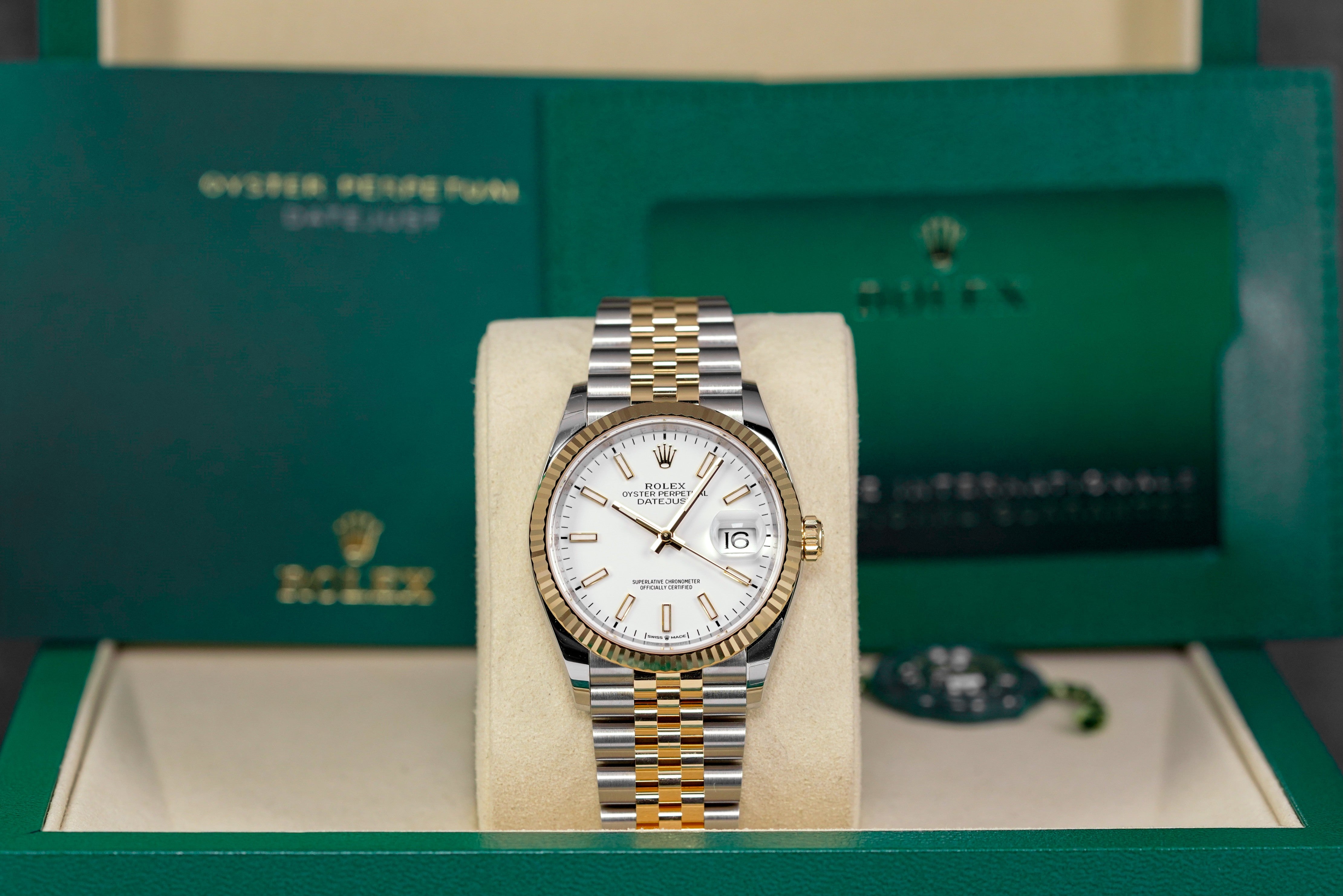 harga rolex datejust 36 twotone yellowgold indonesia