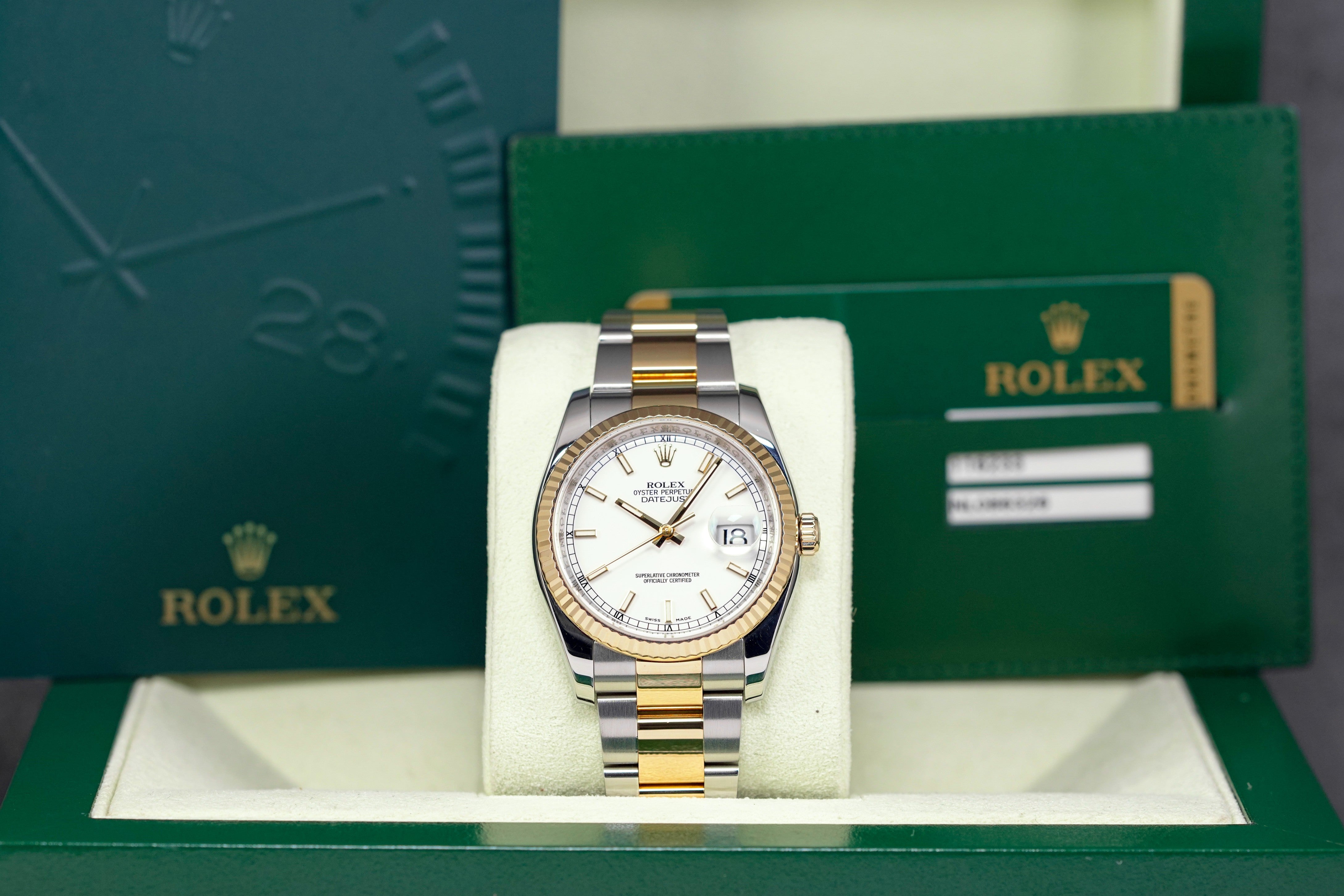 harga rolex datejust 36 twotone yellowgold white indonesia