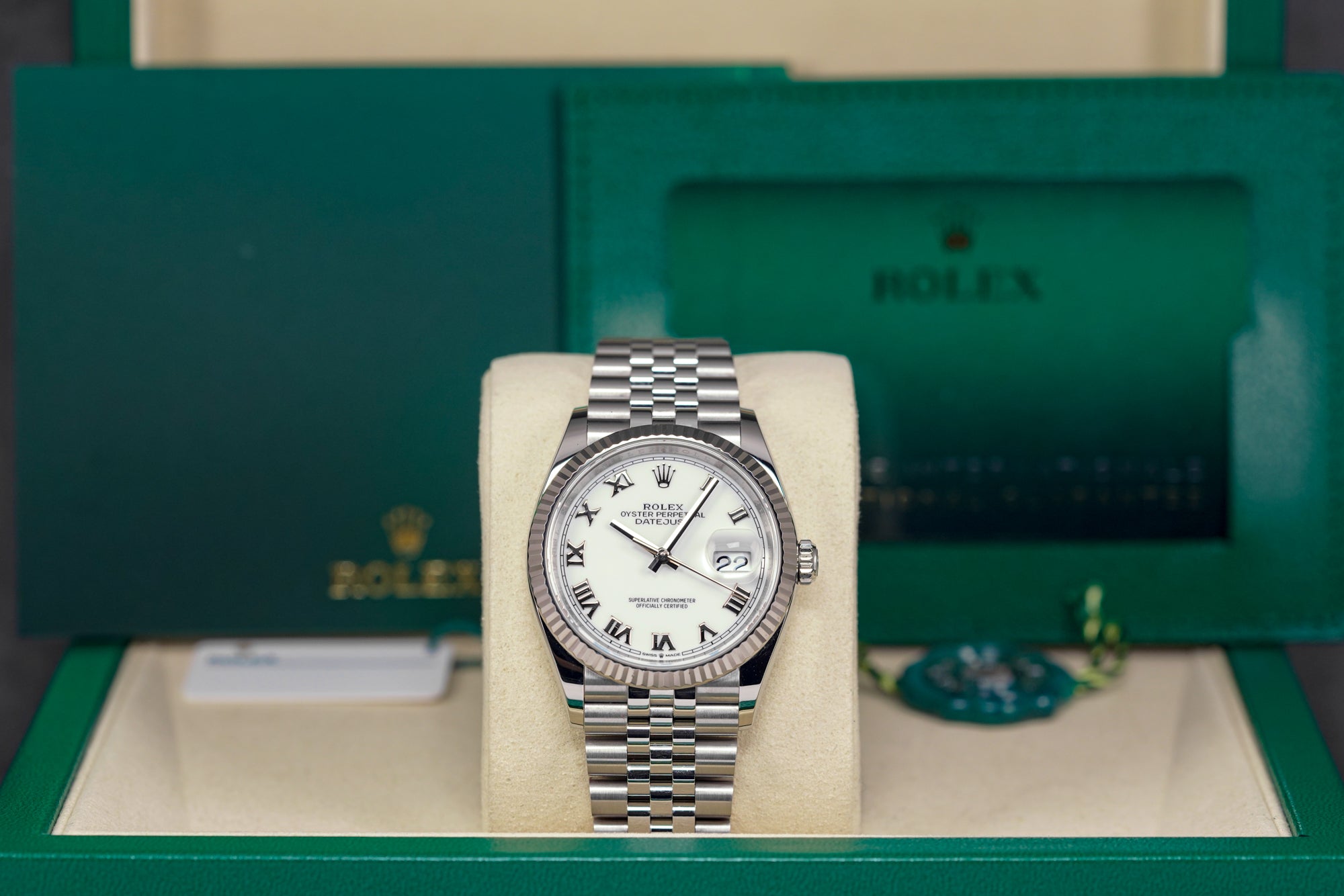 harga rolex datejust 36 white roman indonesia