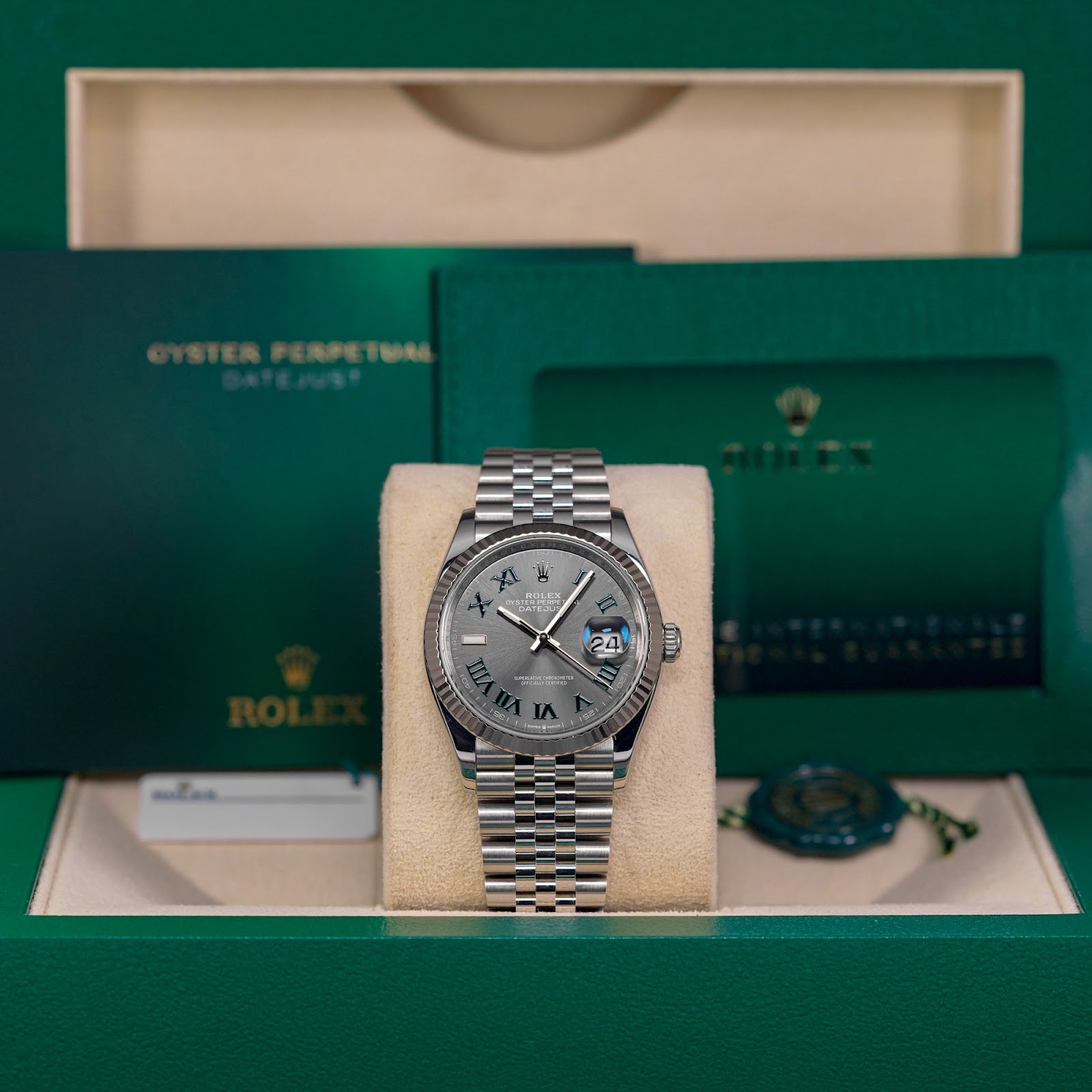 DATEJUST 36MM WIMBLEDON DIAL (2023)