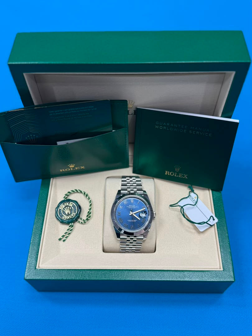 DATEJUST 41MM BLUE ROMAN DIAL (2026)
