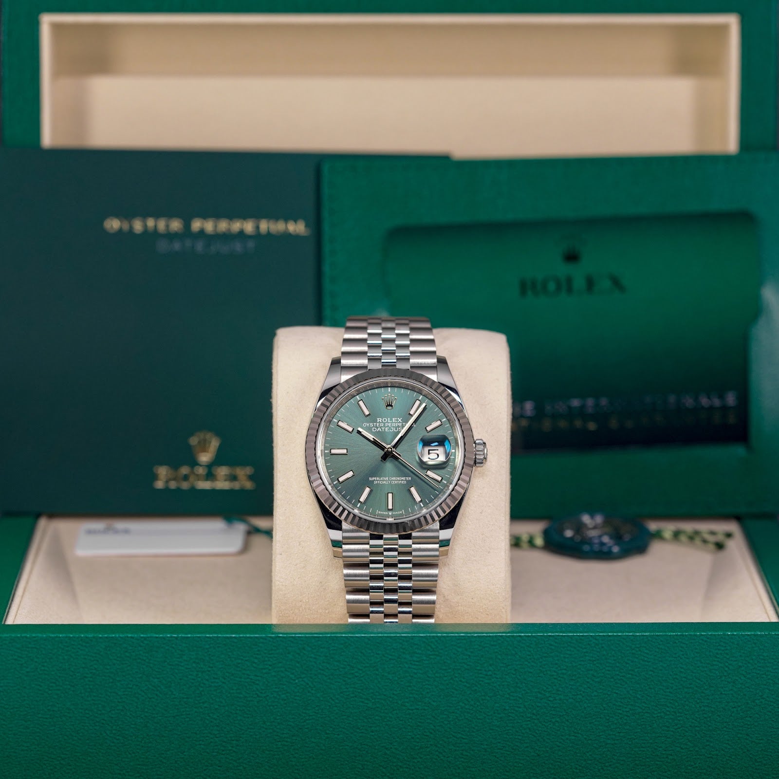 DATEJUST 36MM MINT GREEN DIAL (2025)